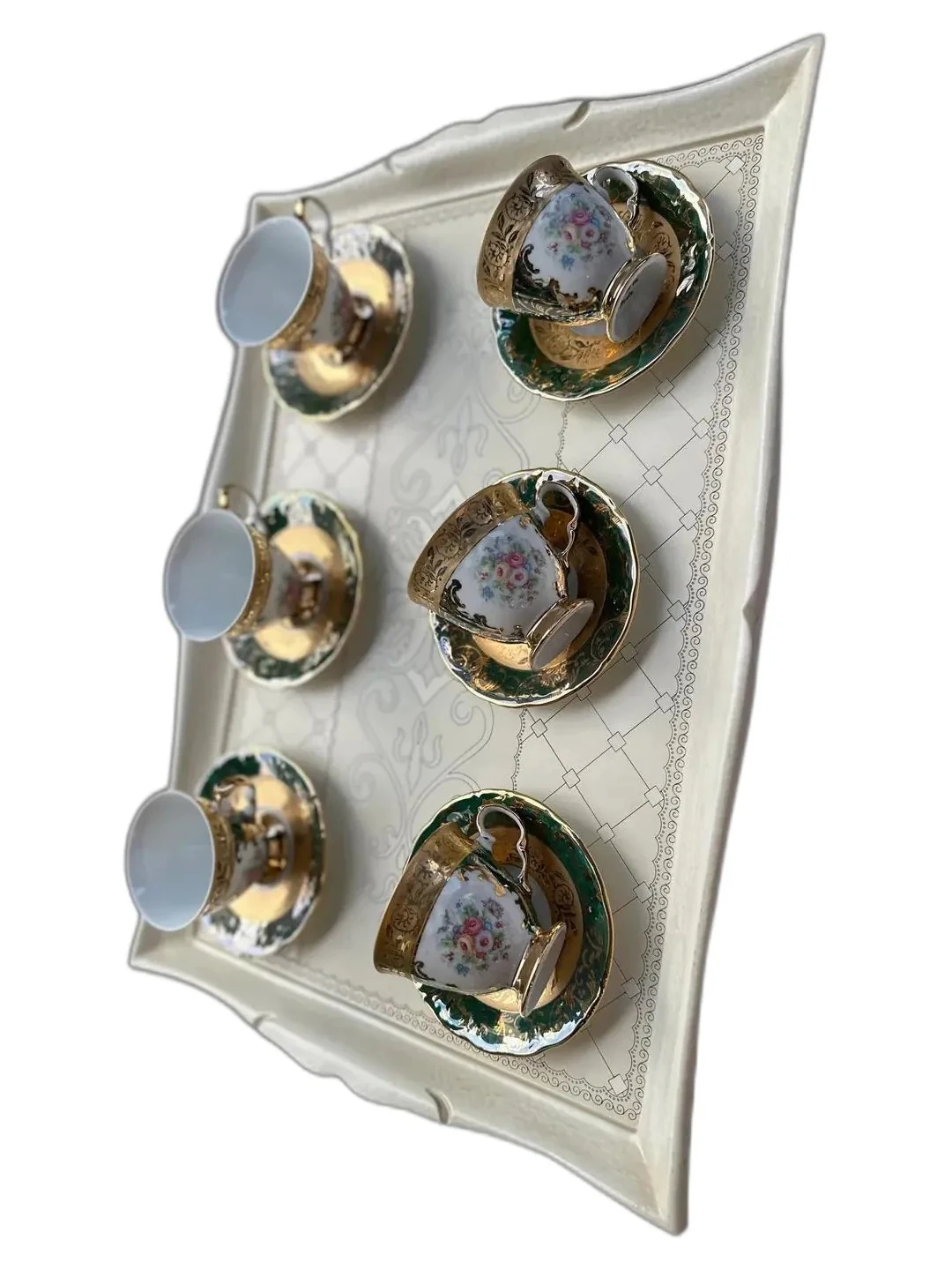 S.Clairy 6 Kişilik Kahve Fincanı Seti