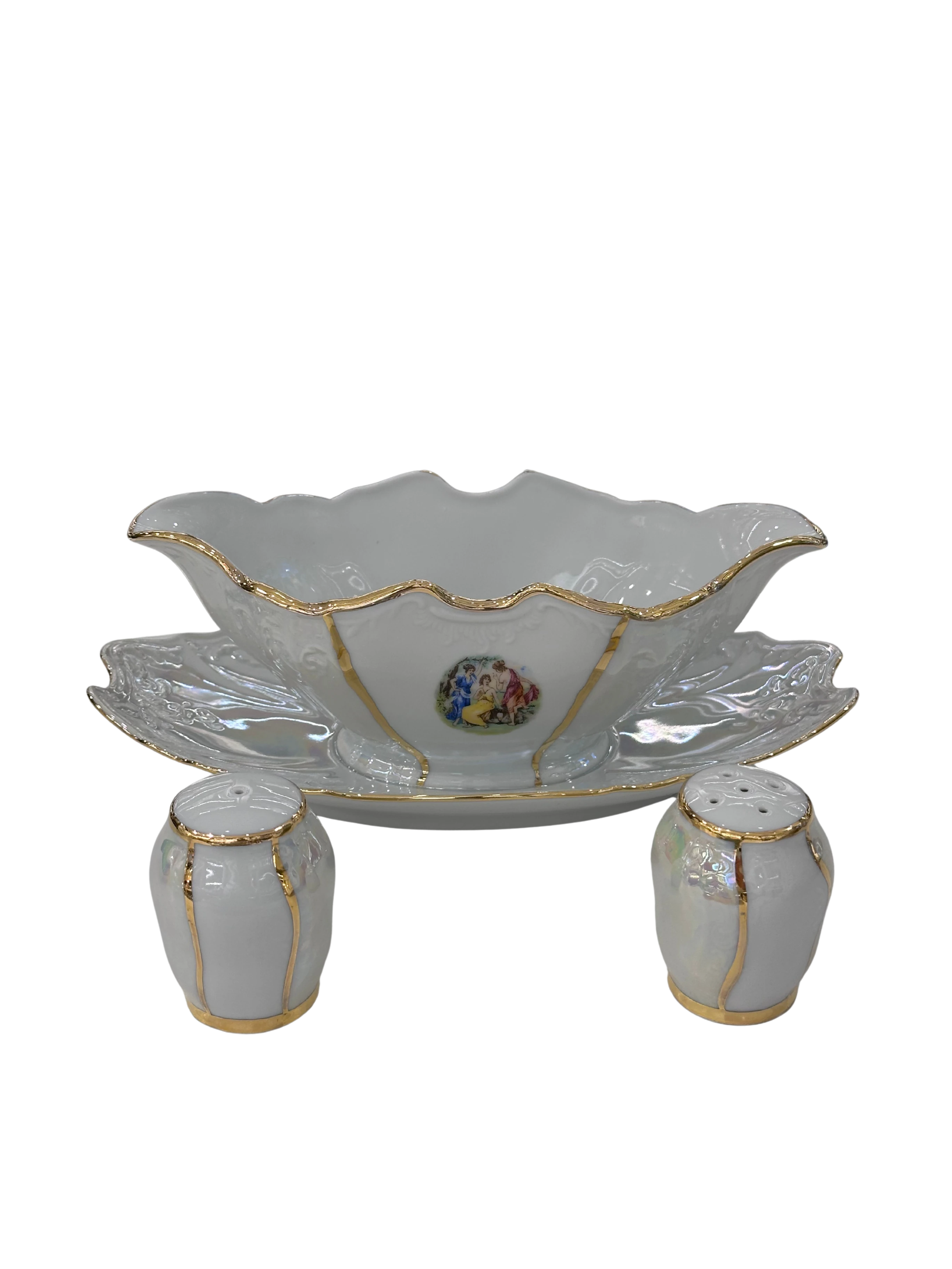 JEREMY RÖLYEF NEW PAERL FLOWERS 72 PARÇA 12 KİŞİLİK YEMEK TAKIMI