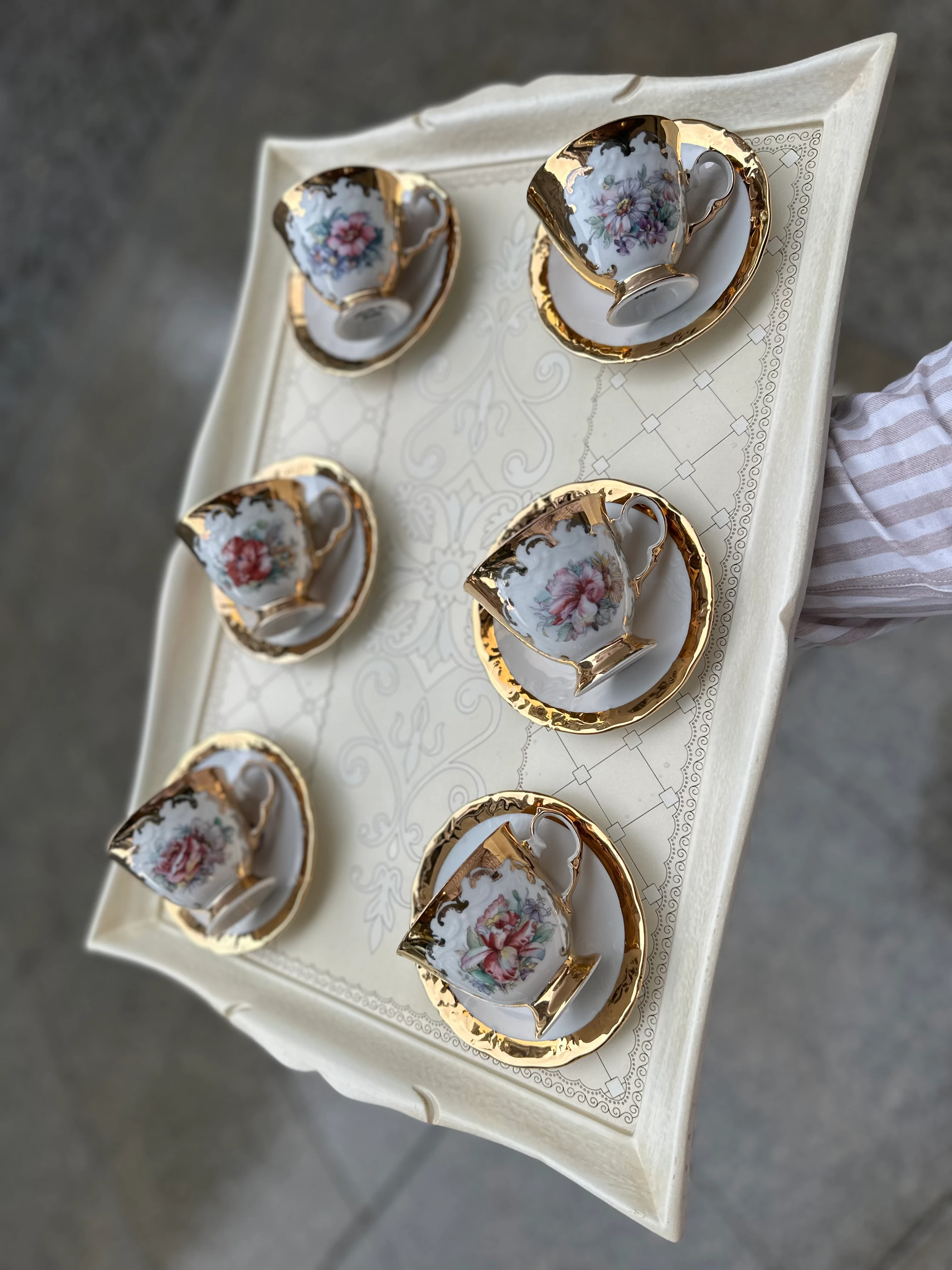 S.Clairy 6 Kişilik Kahve Fincanı Seti