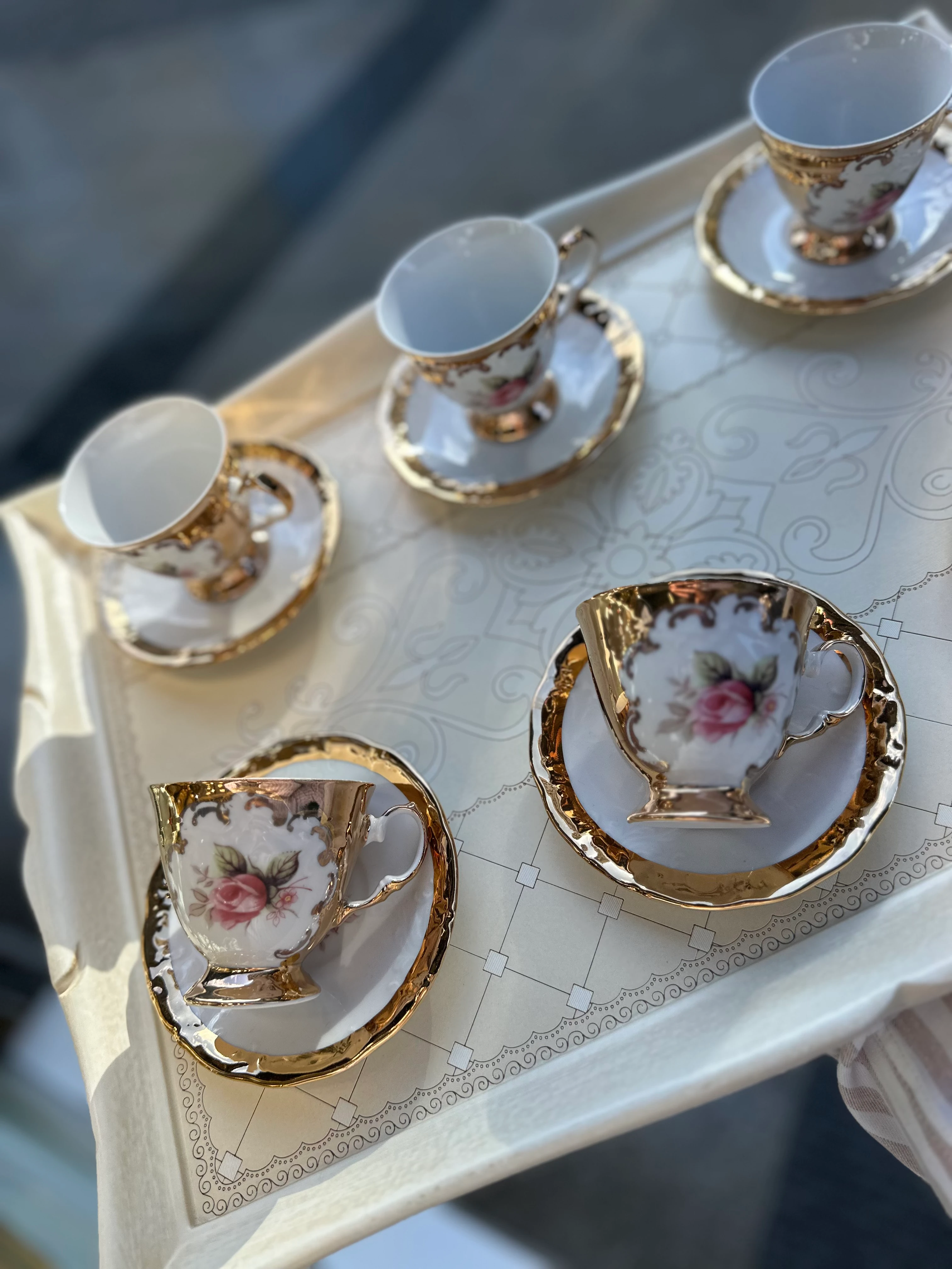 S.Clairy 6 Kişilik Kahve Fincanı Seti