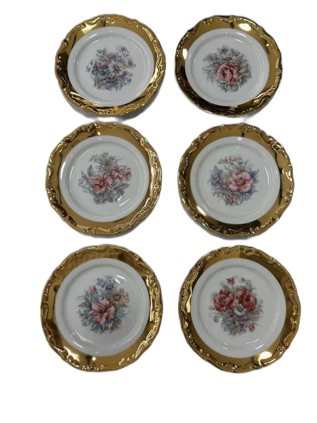 S.Clarıy italyan el yapımı 17 cm ikramlık 6 adet tabak