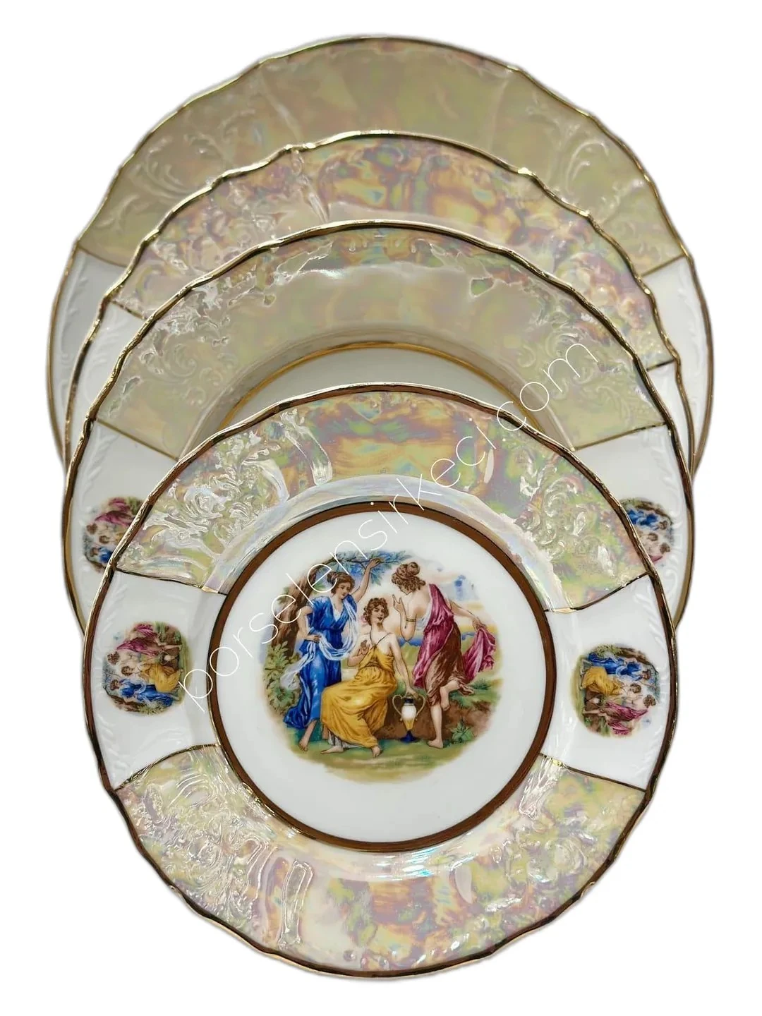 Bernadotte Sedef  Markiz 77 Parça 12 Kişilik Yemek Takımı