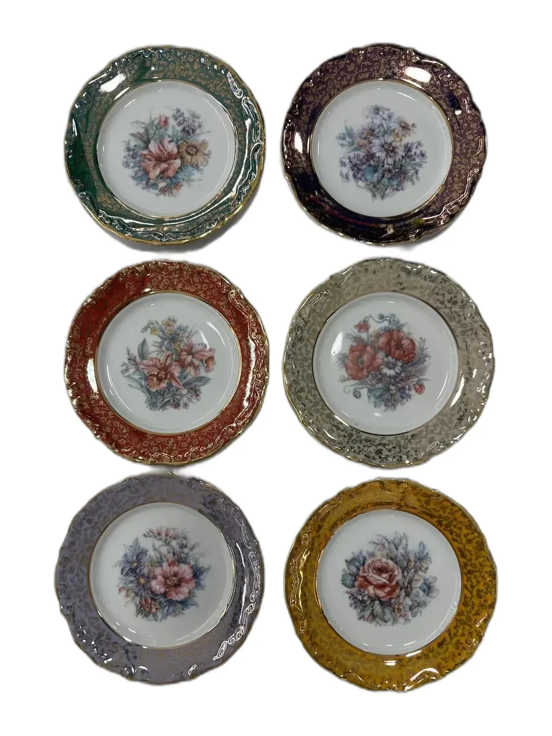 S.Clarıy italyan el yapımı 17 cm ikramlık 6 adet tabak