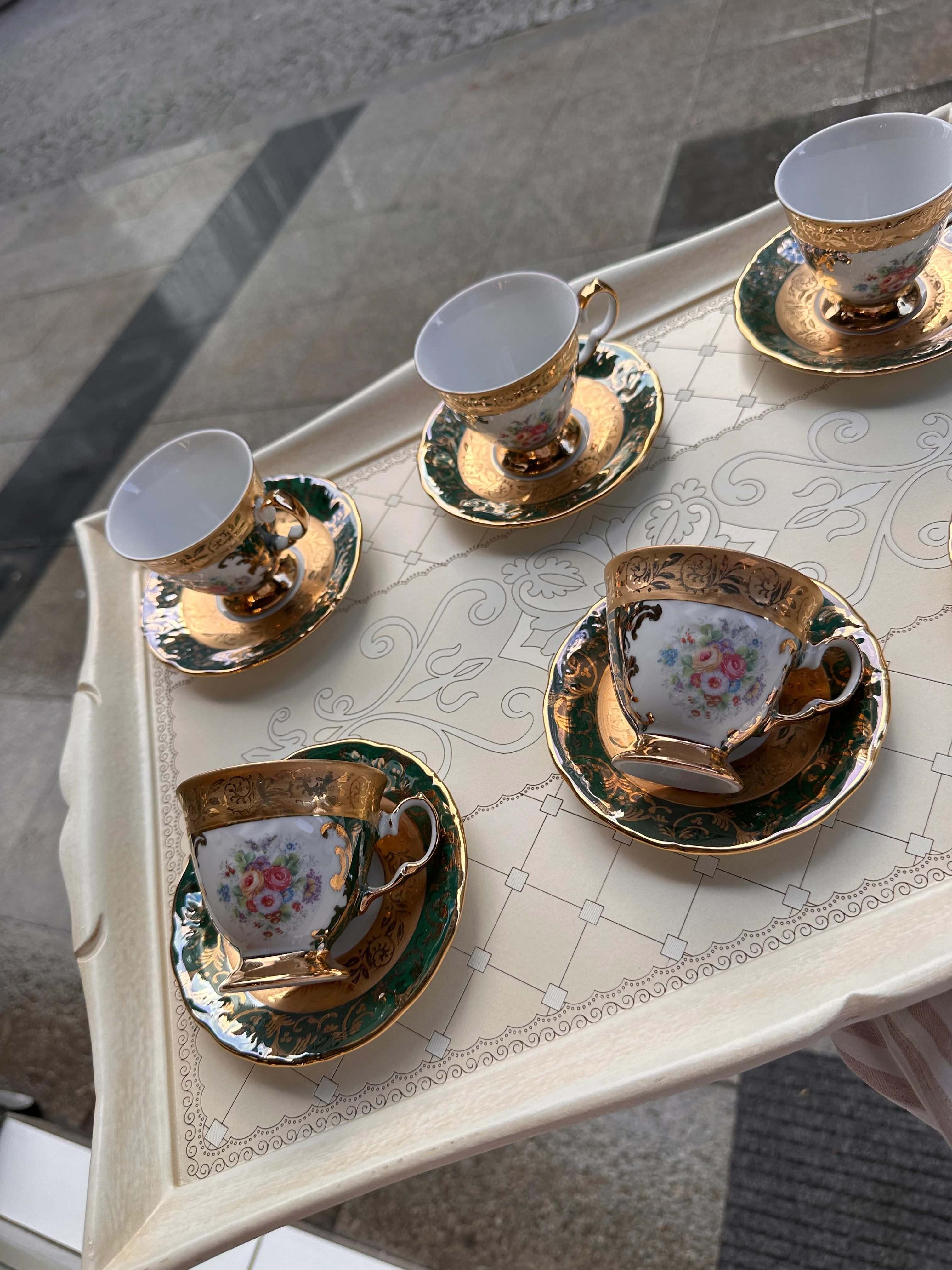 S.Clairy 6 Kişilik Kahve Fincanı Seti