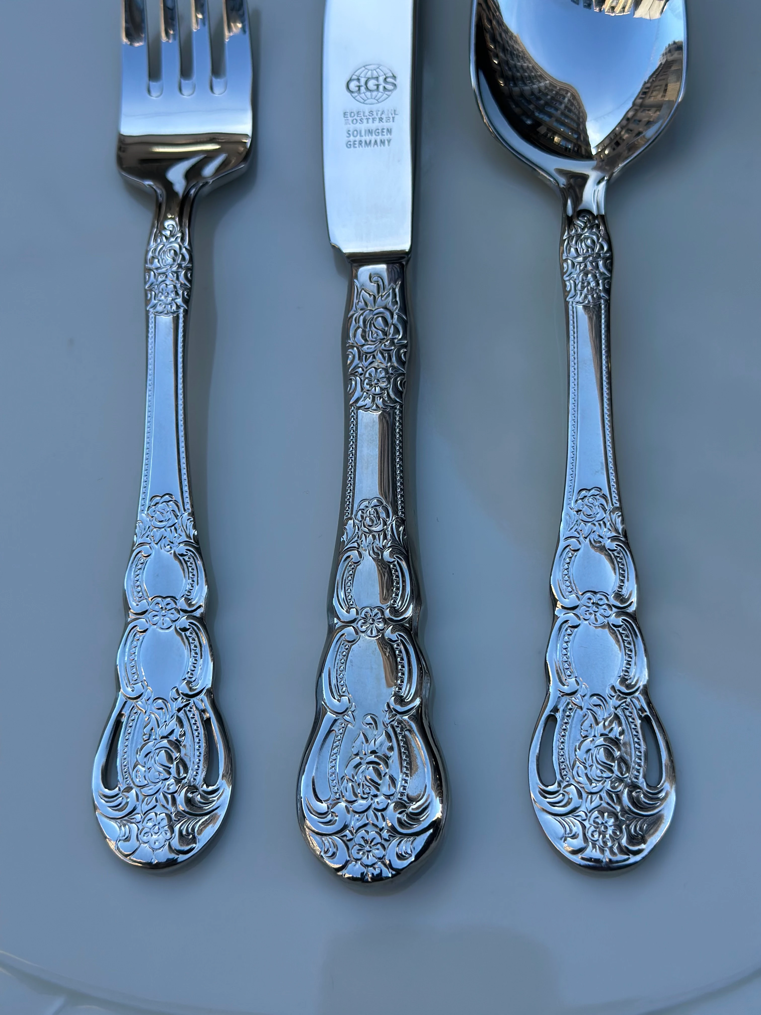 Solingen Daniela Parlak 96 Parça 12 Kişilik Çatal Kaşık Seti