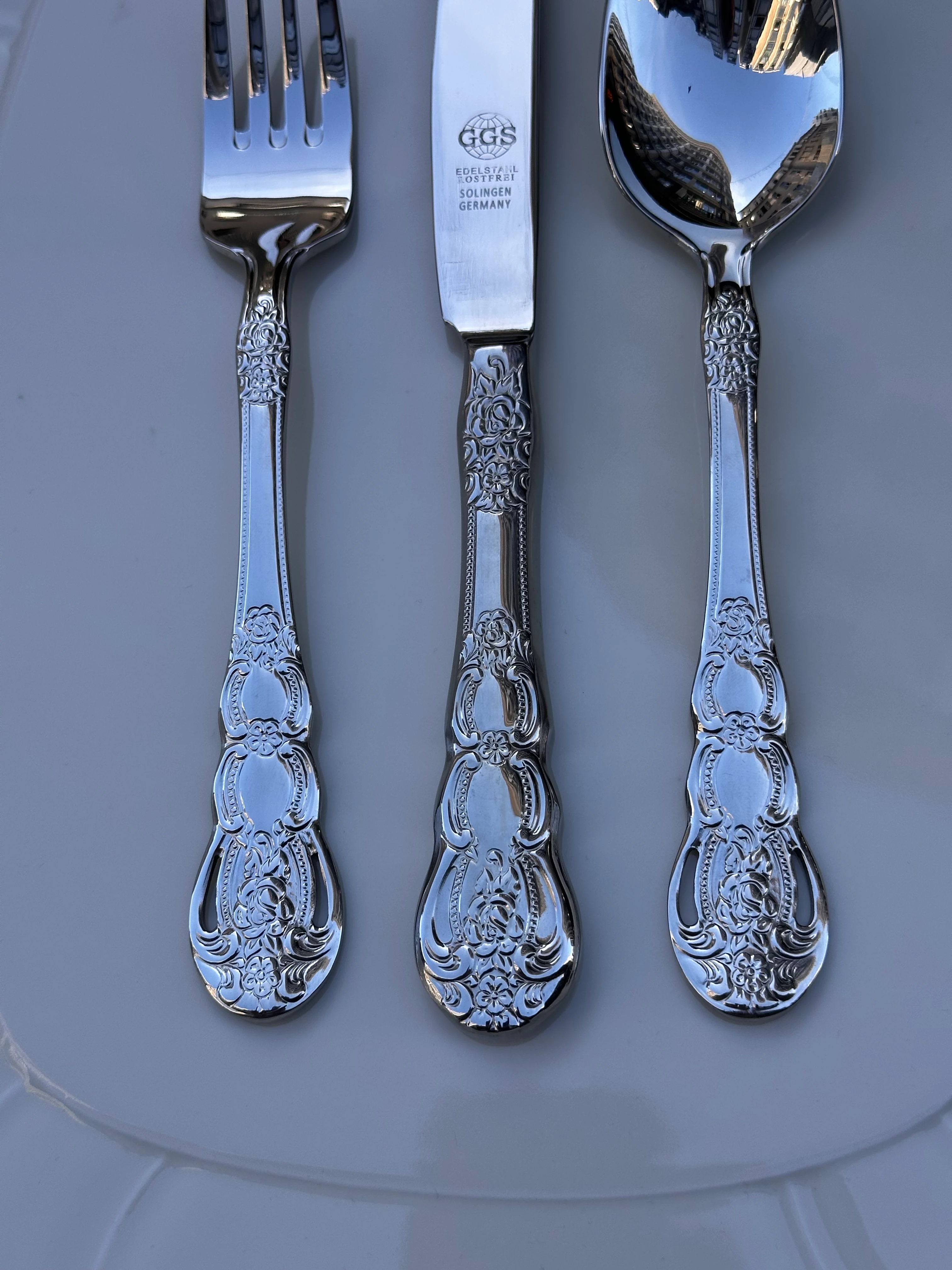 Solingen Daniela Parlak 96 Parça 12 Kişilik Çatal Kaşık Seti