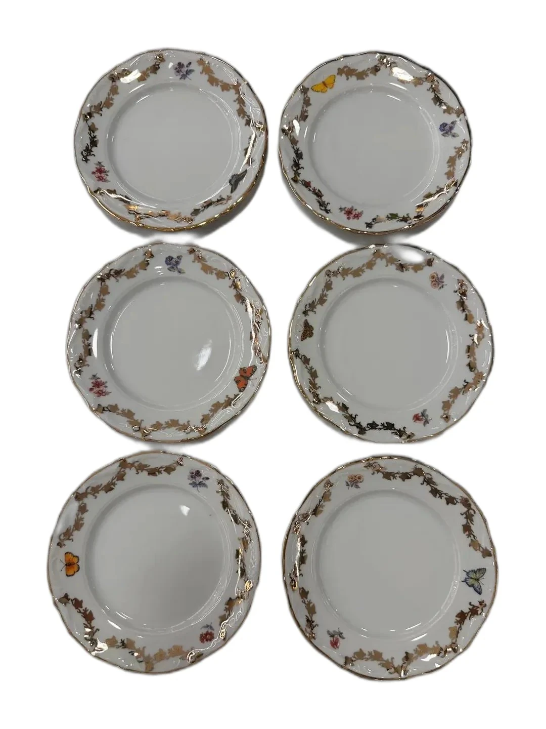 S.Clarıy italyan el yapımı 17 cm ikramlık 6 adet tabak