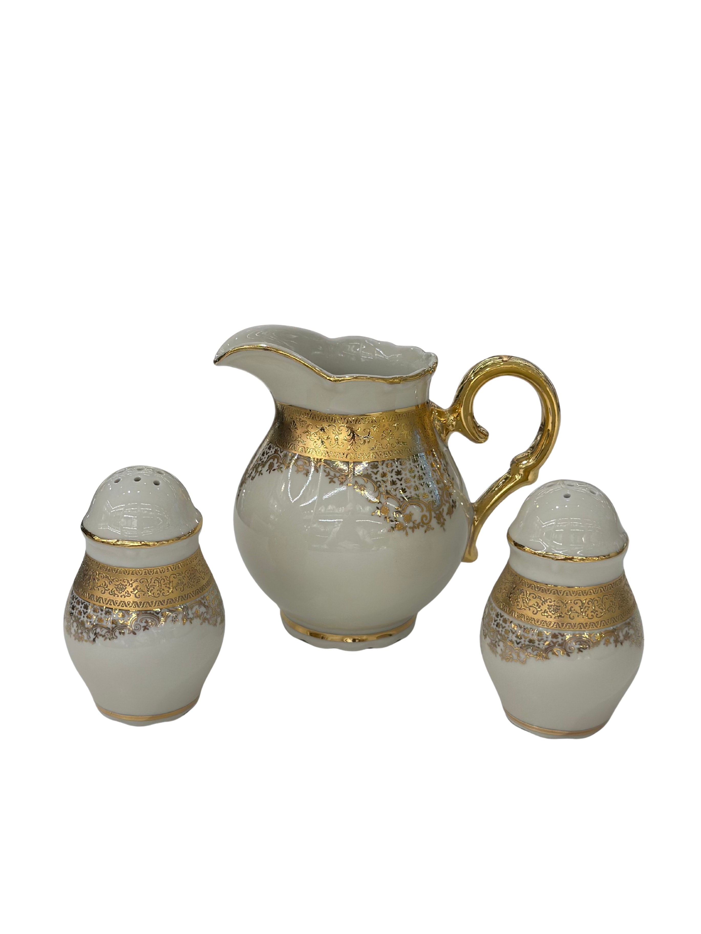 Jeremy Golden Lace Cream  72 Parça 12 Kişilik Yemek Takımı
