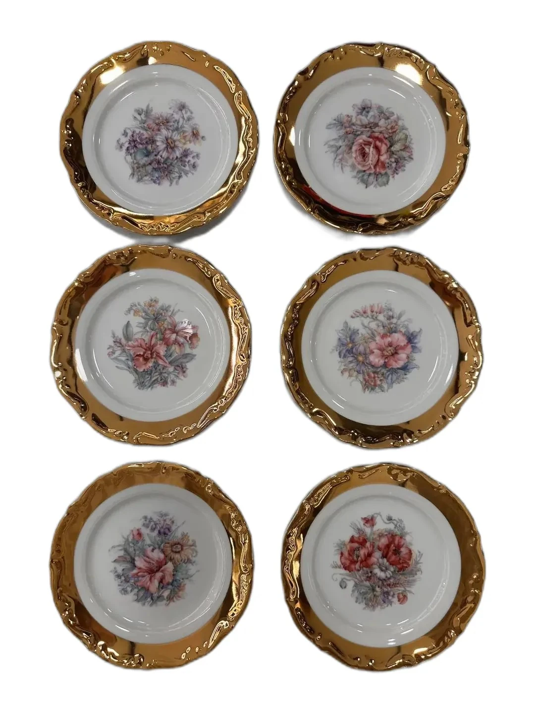 S.Clarıy italyan el yapımı 17 cm ikramlık 6 adet tabak