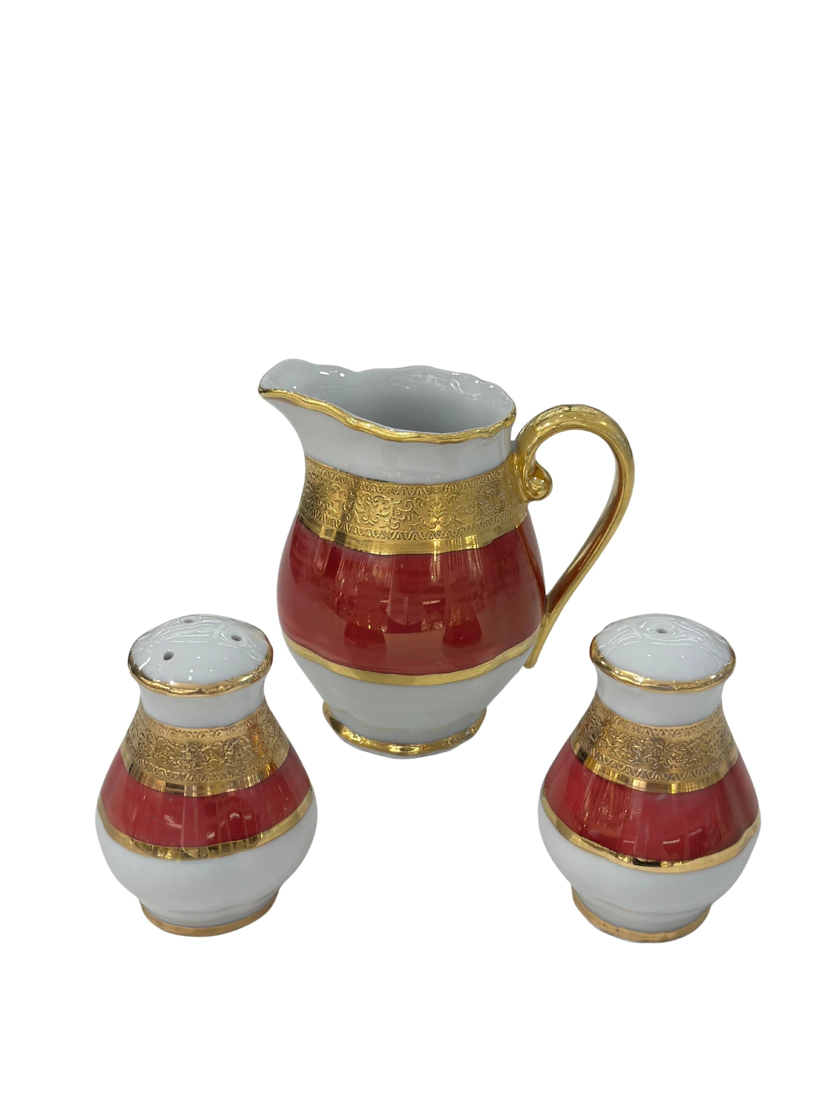 Jeremy Golden Golden Red 60 Parça 12 Kişilik Yemek Takımı