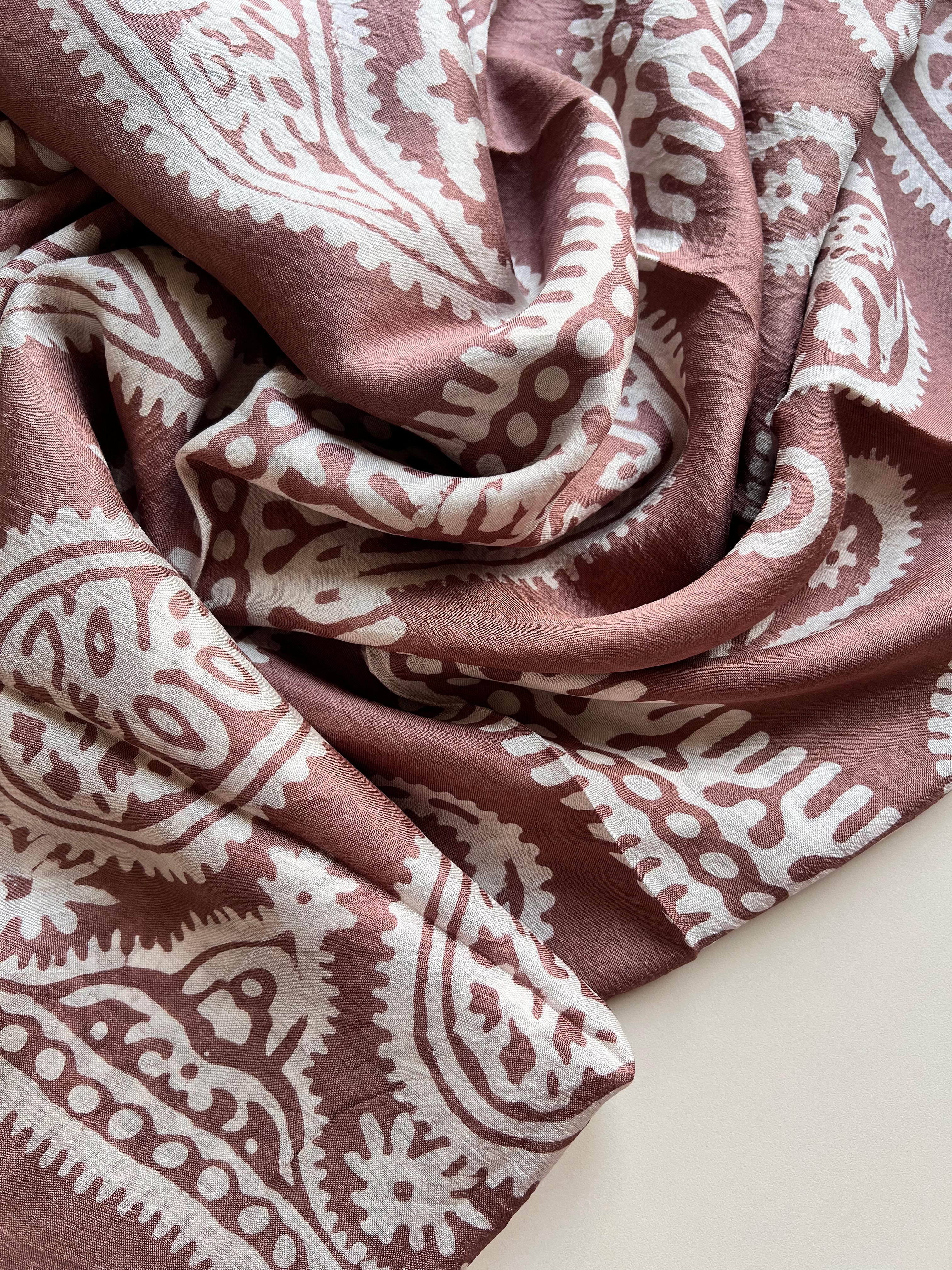 Mocca Mousse Azerbaycan İpeği Eşarp 150x150