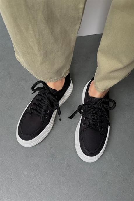Kadın Sneaker Spor Ayakkabı Kotnel - Siyah