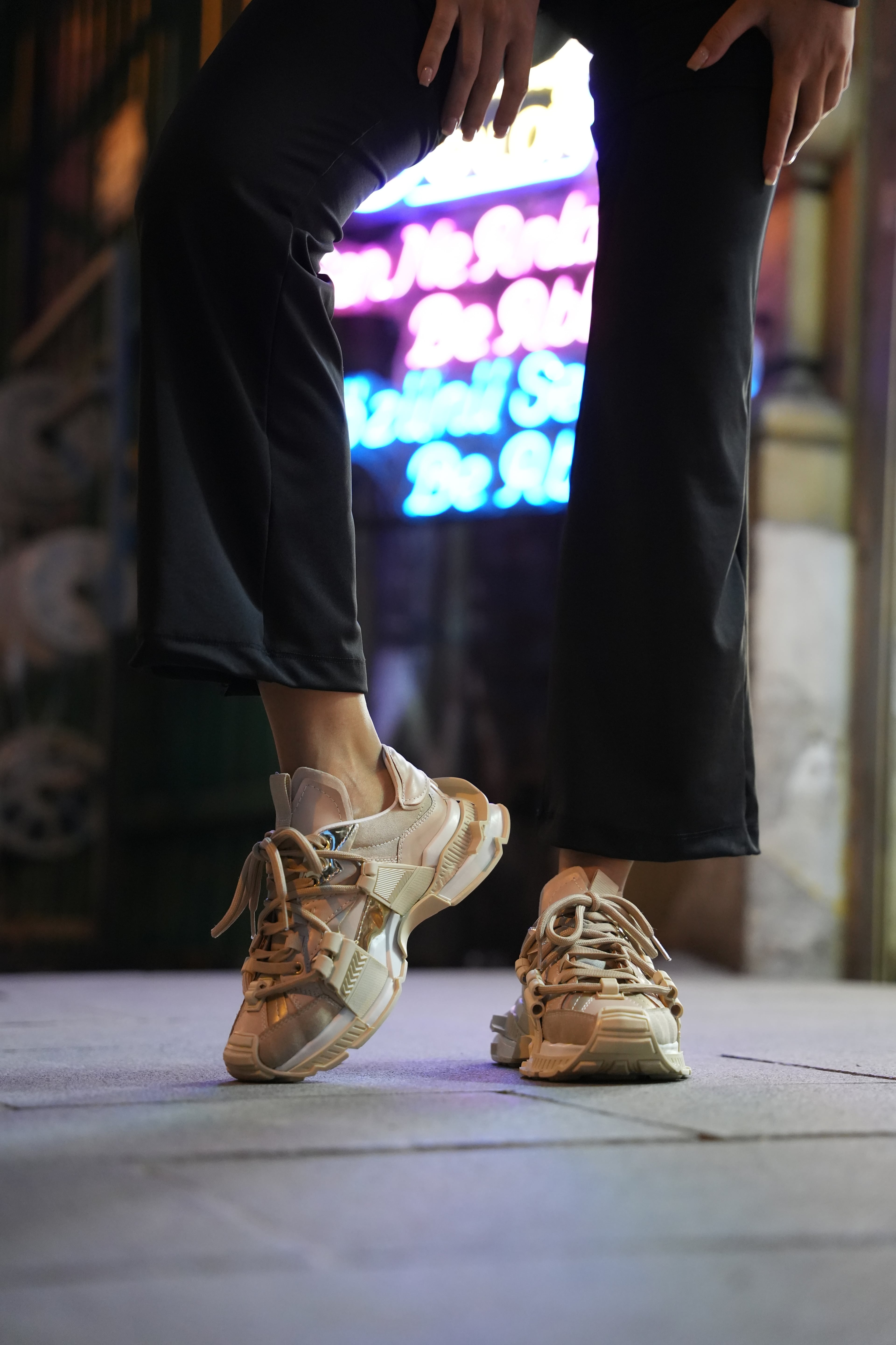 Lopez BeJ Bağcıklı Kadın Sneaker Ayakkabı