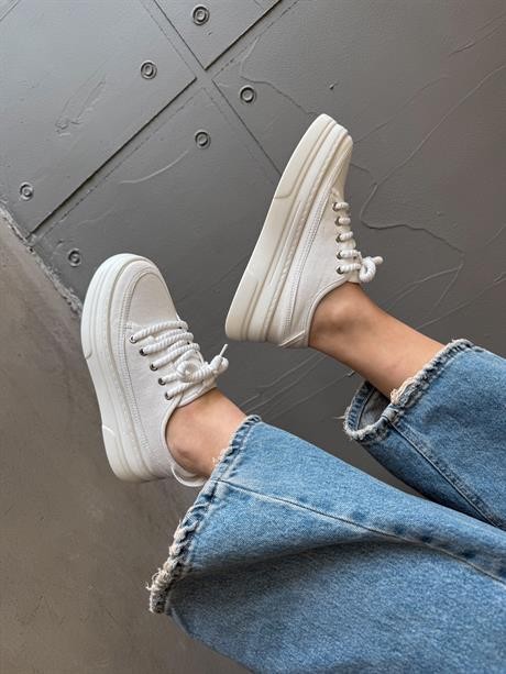 Kadın Sneaker Spor Ayakkabı Kotnel - Beyaz