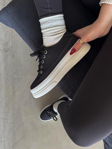Kadın Sneaker Spor Ayakkabı Kotnel - Siyah
