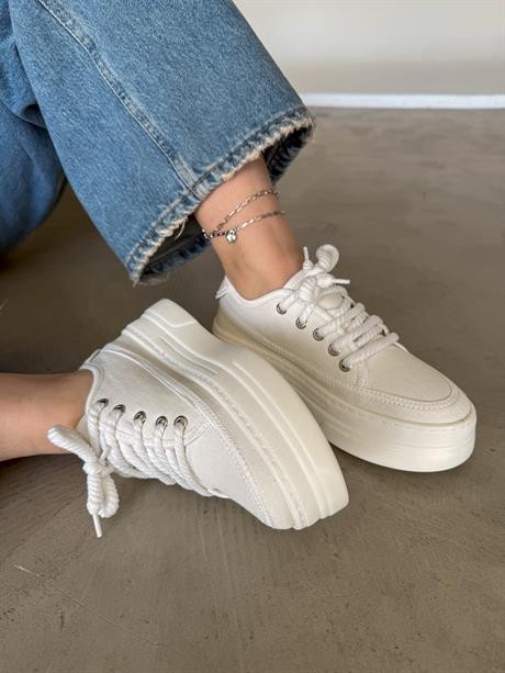 Kadın Sneaker Spor Ayakkabı Kotnel - Beyaz