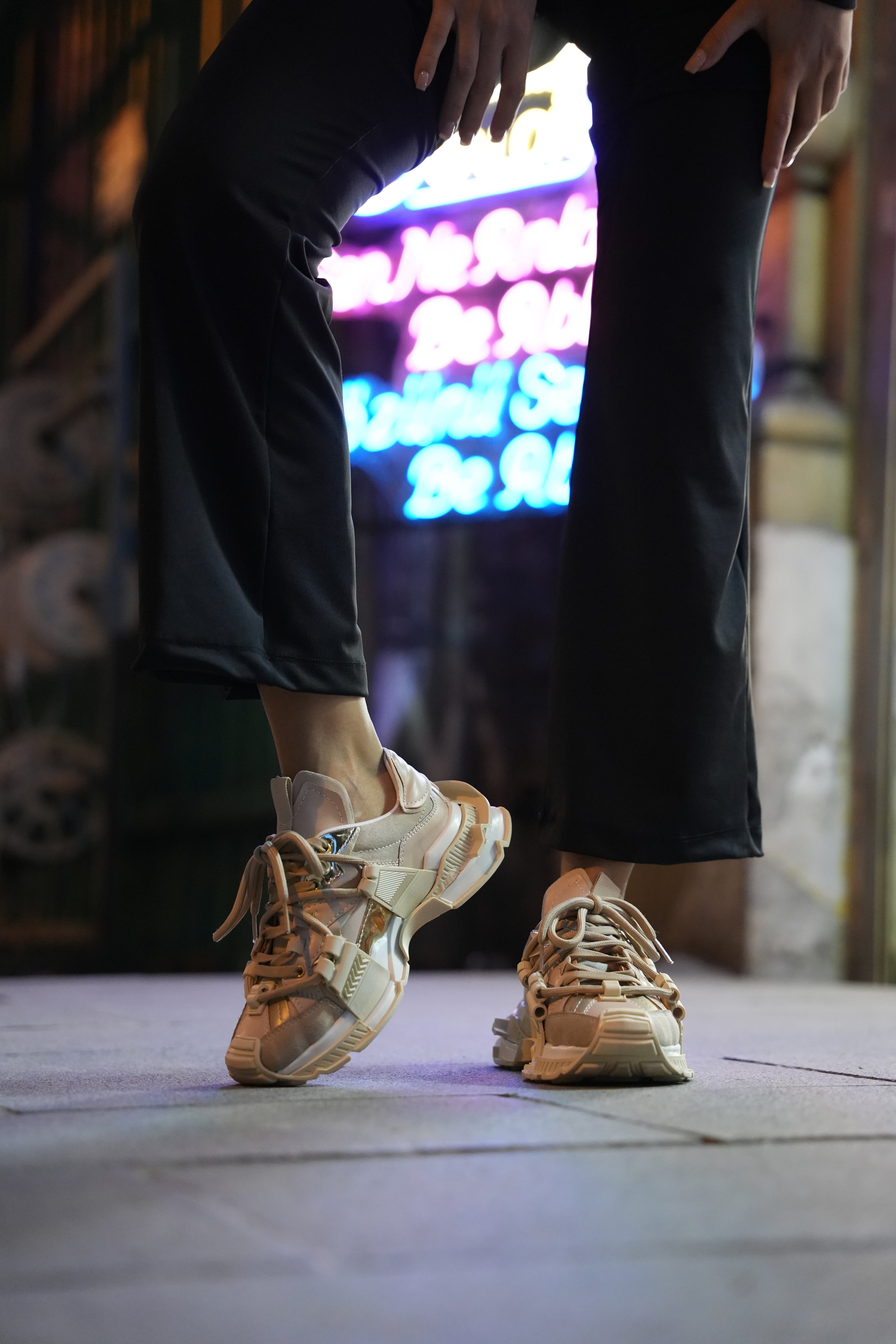 Lopez BeJ Bağcıklı Kadın Sneaker Ayakkabı