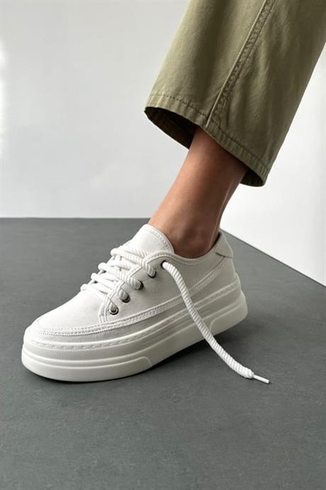 Kadın Sneaker Spor Ayakkabı Kotnel - Beyaz