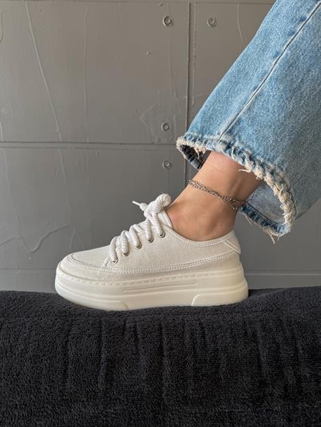 Kadın Sneaker Spor Ayakkabı Kotnel - Beyaz