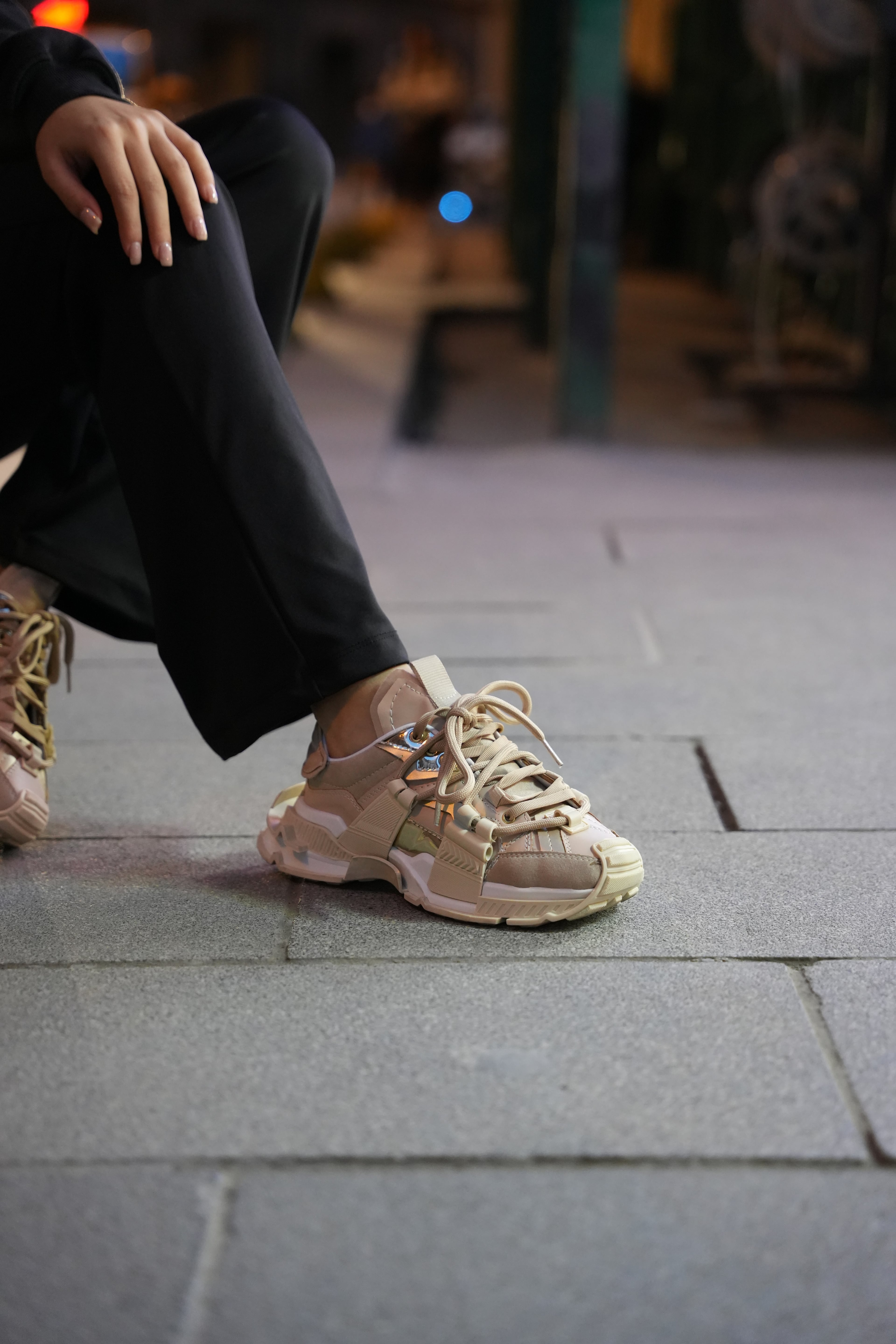 Lopez BeJ Bağcıklı Kadın Sneaker Ayakkabı