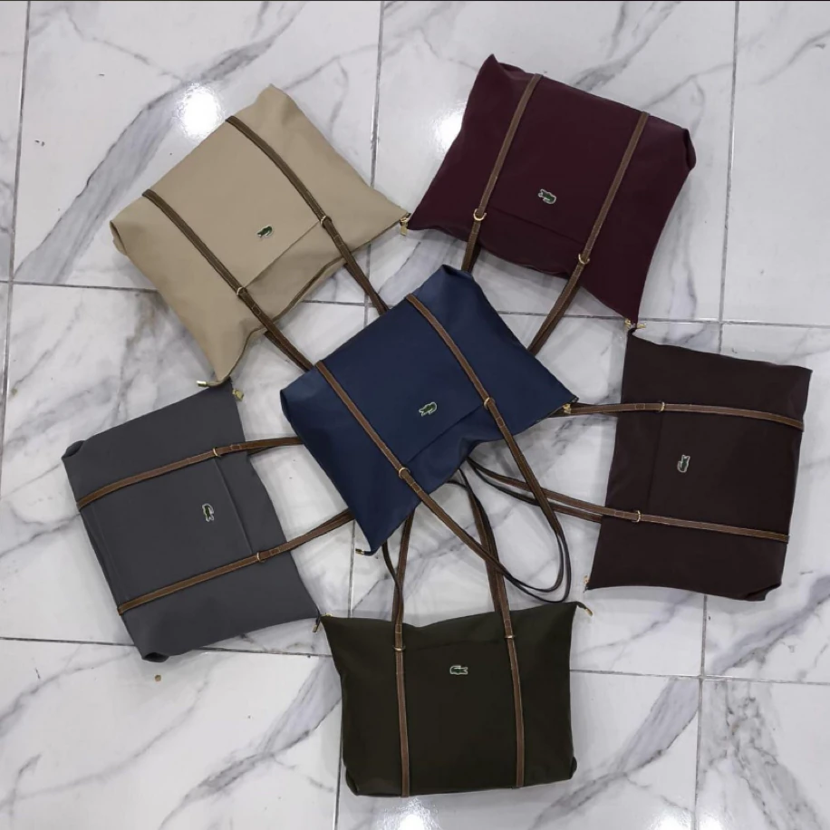 Lacoste Model Çift Saplı El ve Omuz Çantası