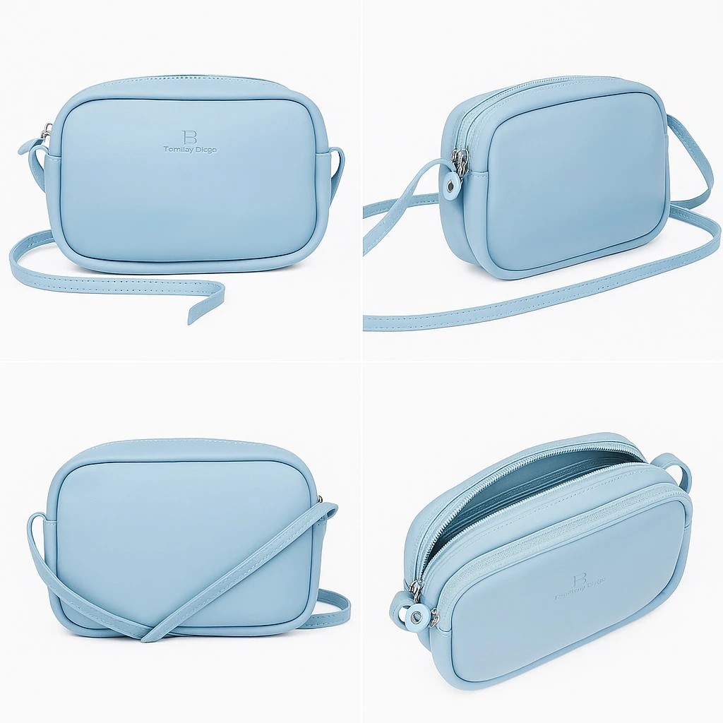 Ayarlanabilir askılı Çanta  Bebek Mavisi