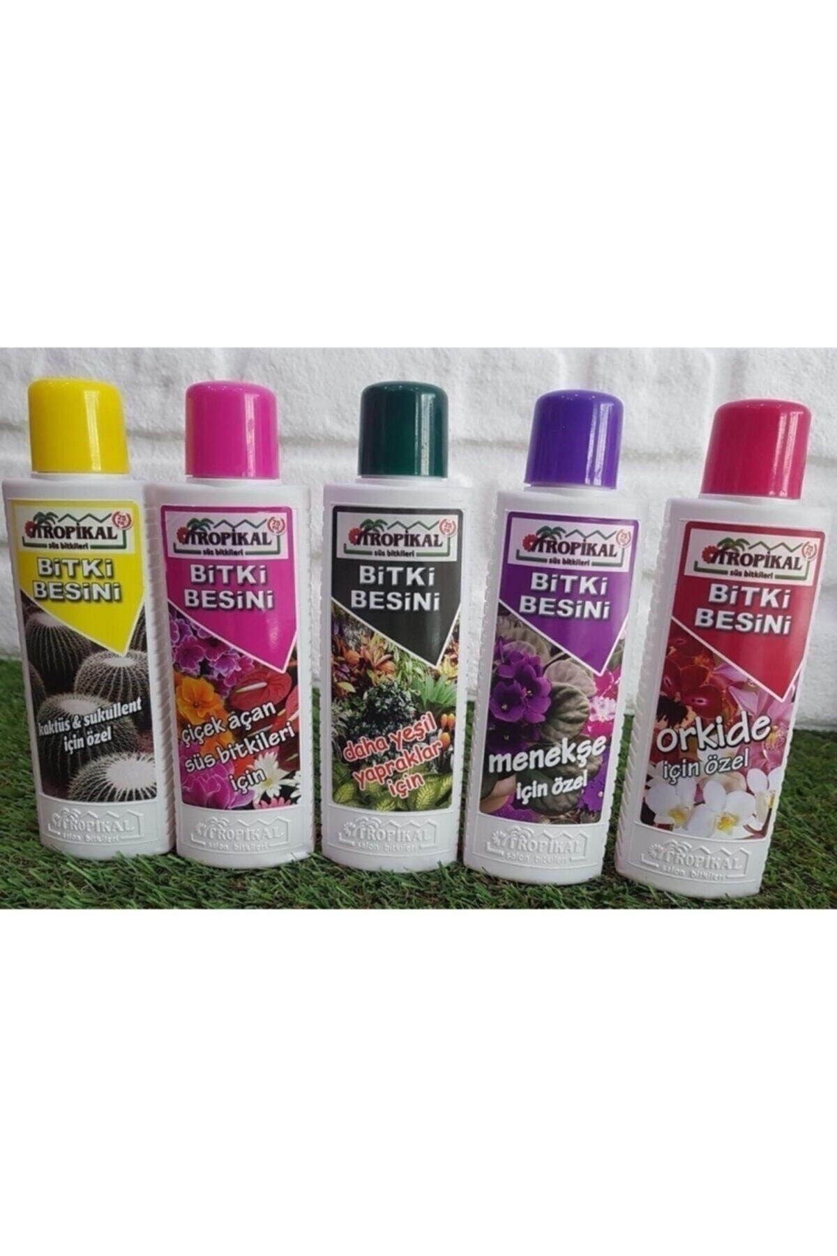 Tropikal Beşli Bitki Besini Seti- Sıvı Gübre