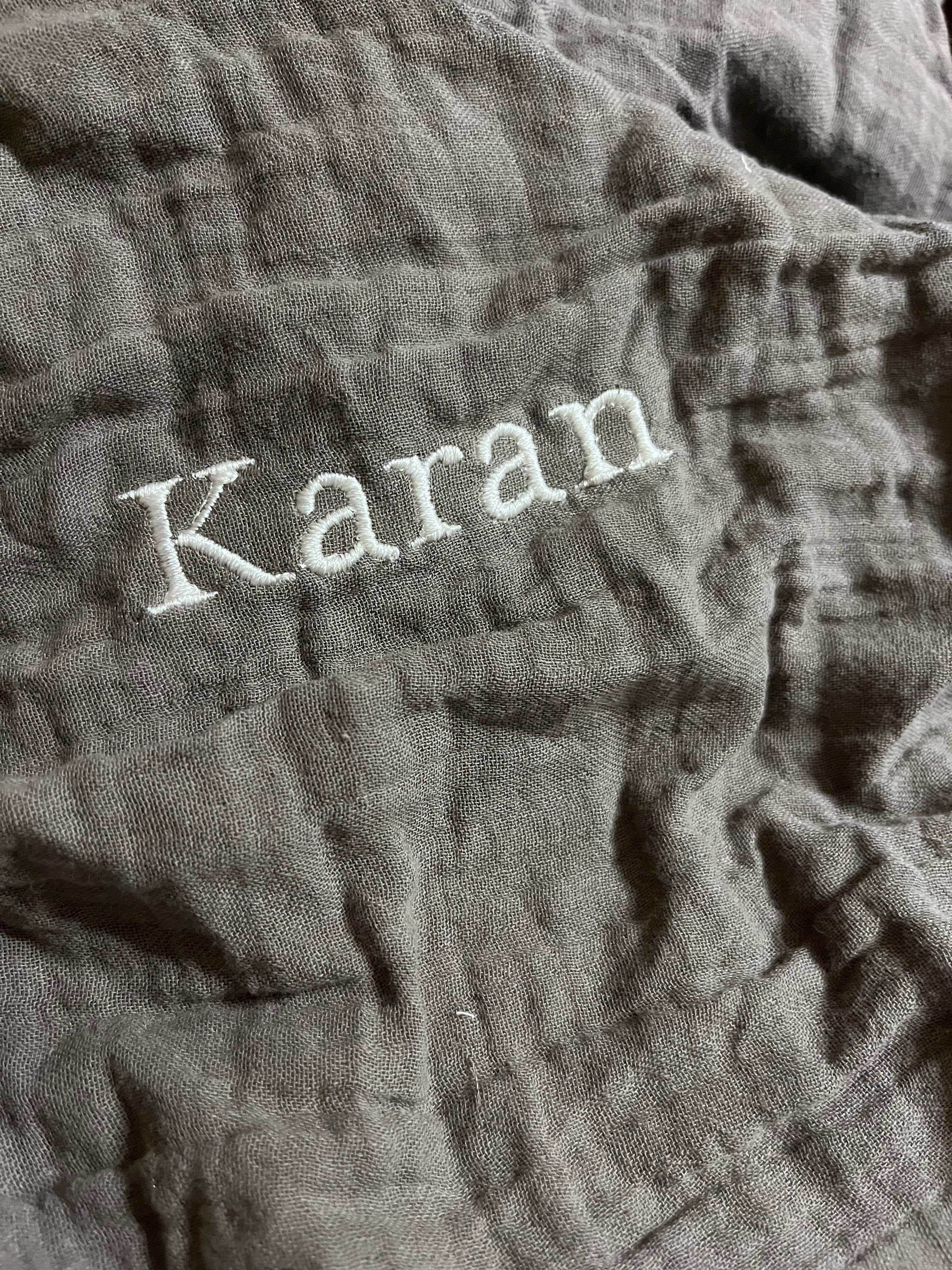  Çift Kat Müslin Kumaş Çıtçıtlı Puset Örtüsü 75x100cm