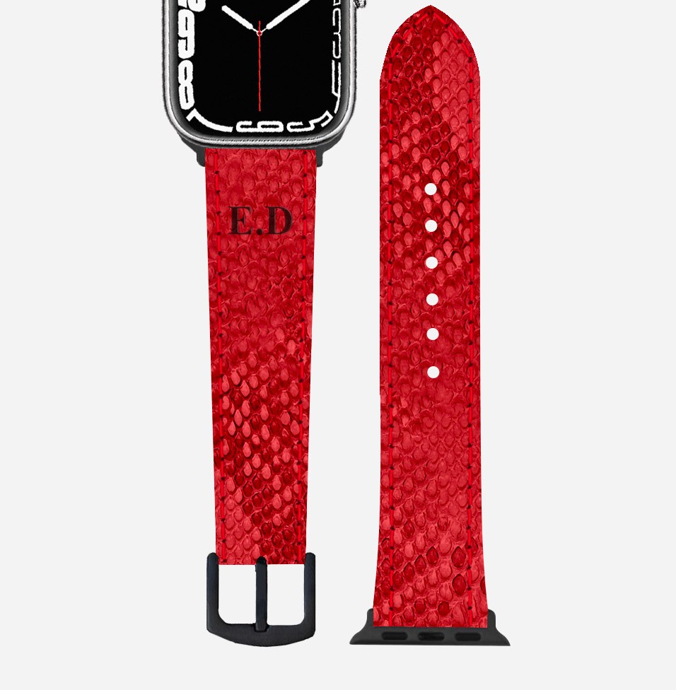 Piton Deri Apple Watch Kayışı