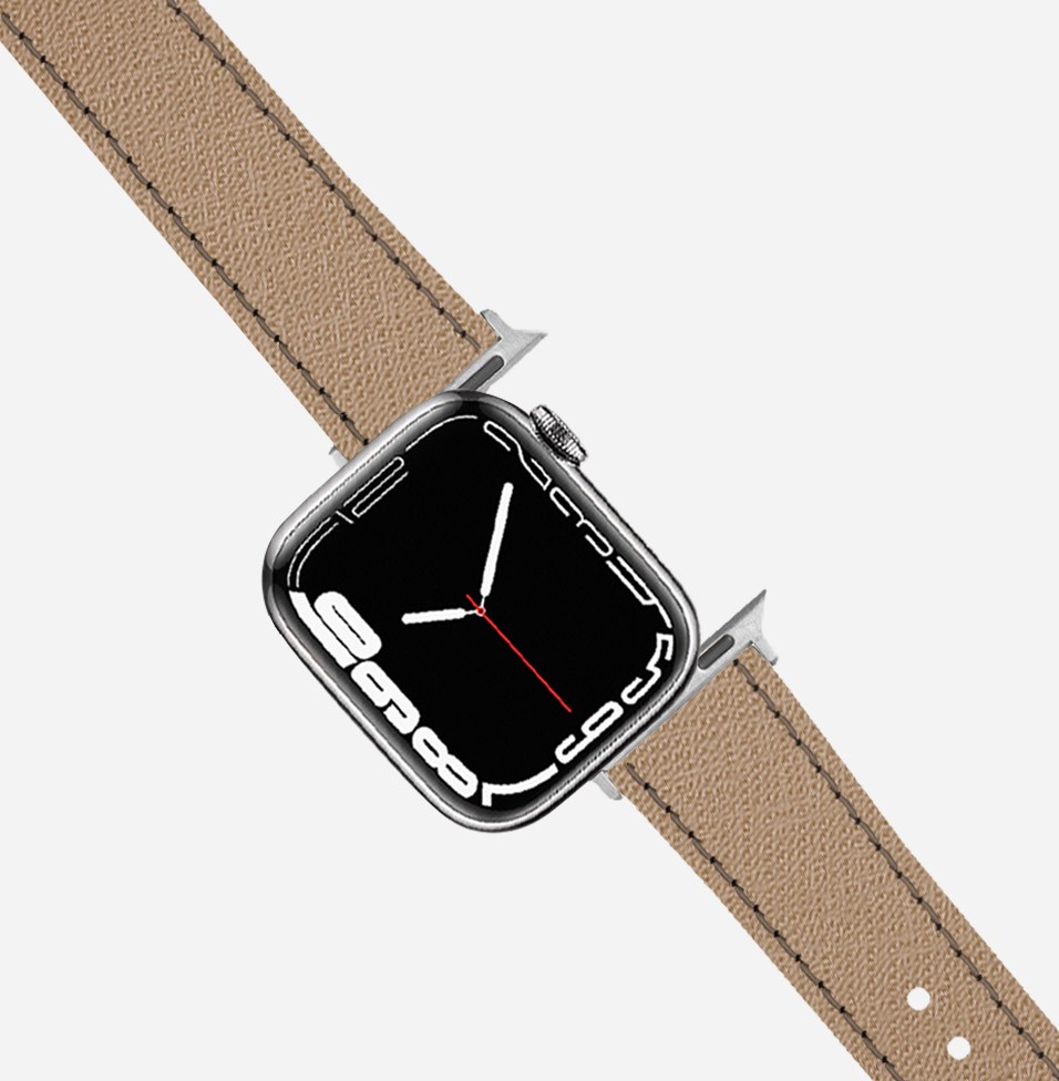 Saffiano Deri Apple Watch Kayışı