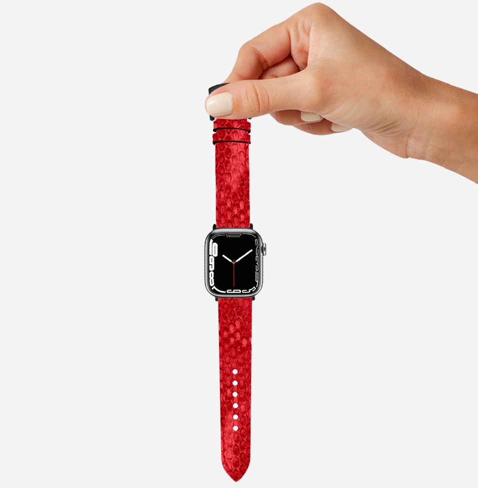 Piton Deri Apple Watch Kayışı