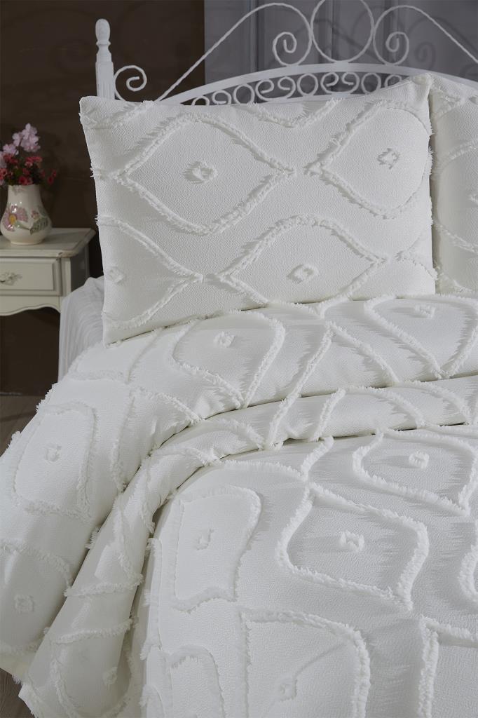 Piroz 3 Parça Çift Kişilik Pike Takımı