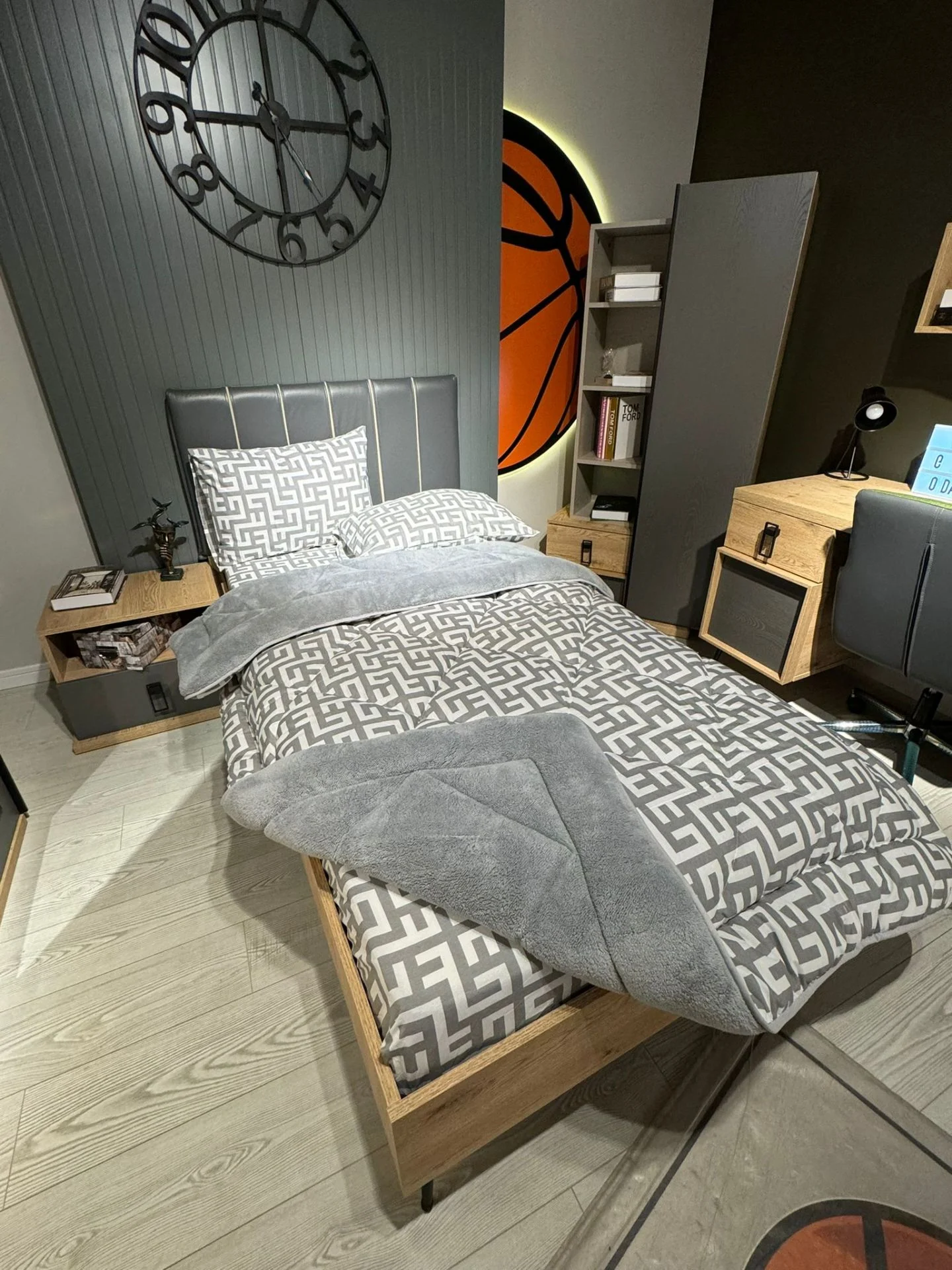 Labirent Tek Kişilik Welsoft Pufidik Uyku Seti  (Lastikli Çarşaflı)