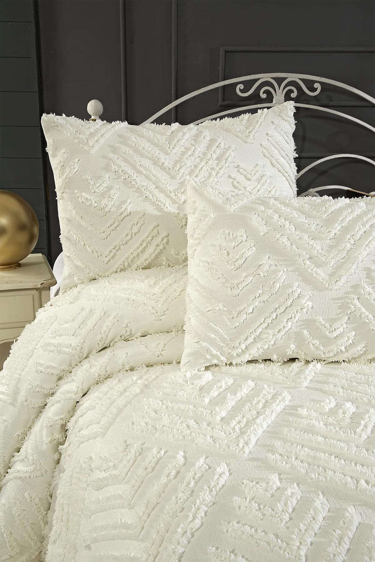 Mine 3 Parça Çift Kişilik Pike Takımı 