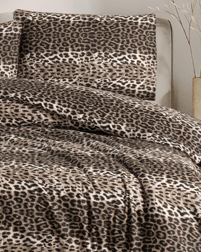 Leopar Çift Kişilik Nevresim Takımı
