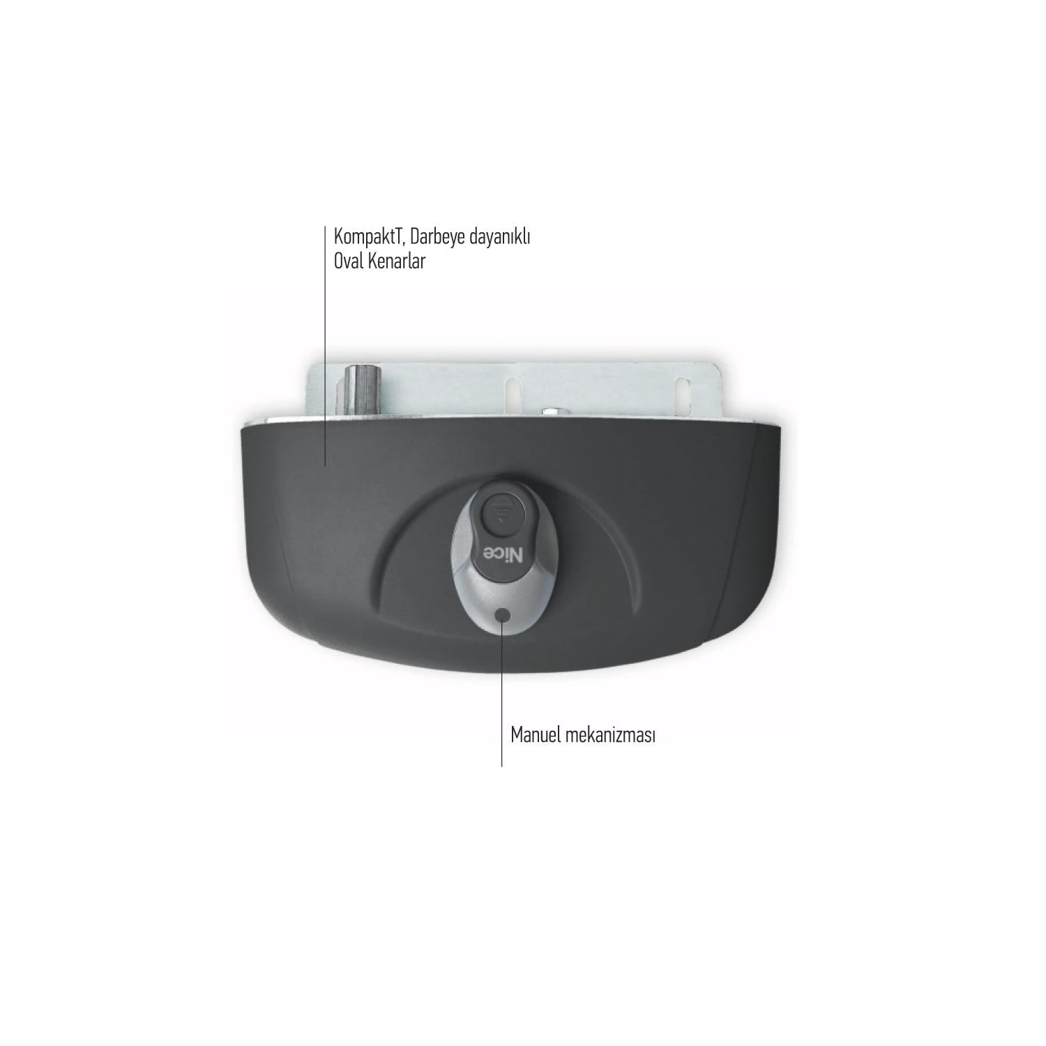 NICE HYPPO 7100 Dairesel Kapı Motoru (Tek Motor)