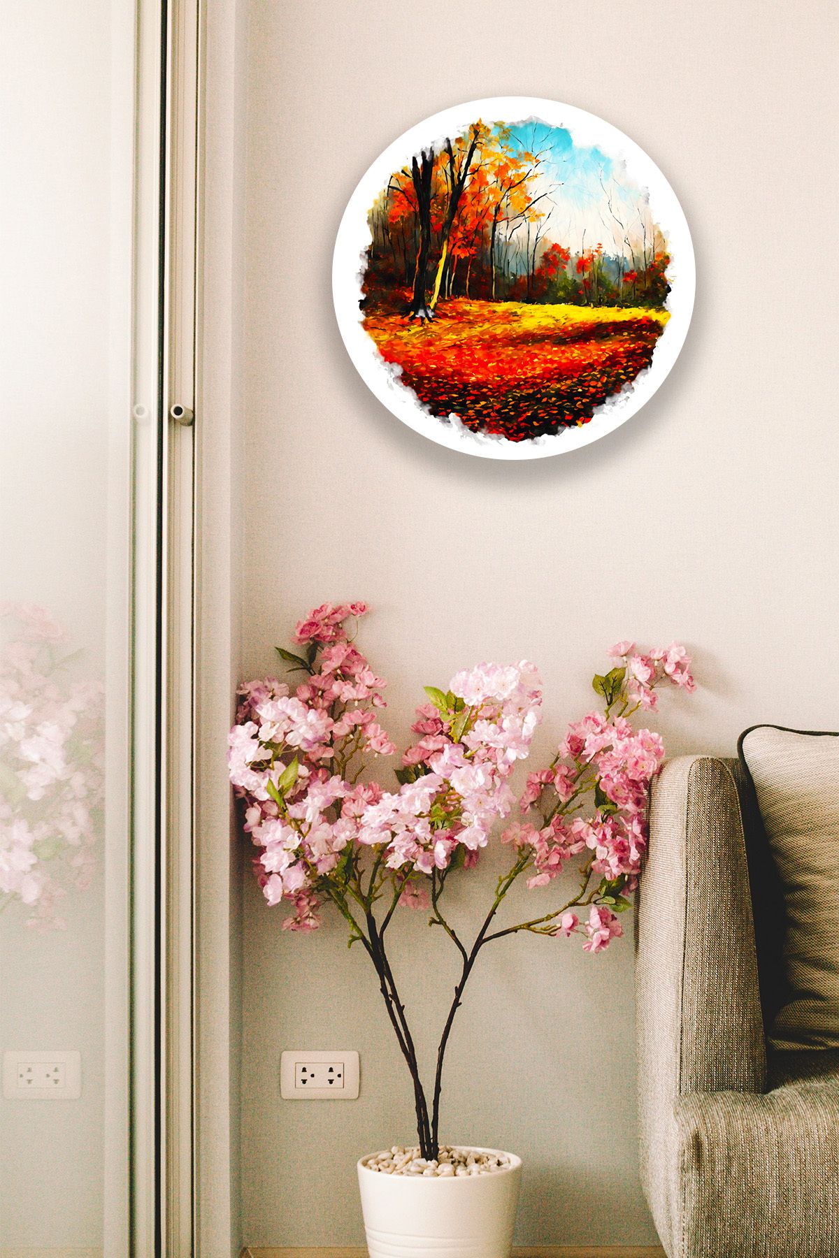 Yaprak Dekoratif Ahşap Mdf Tablo Modeli, Ev, Oturma Odası, Salon, Ofis, Yatak Odası Duvar Dekoru