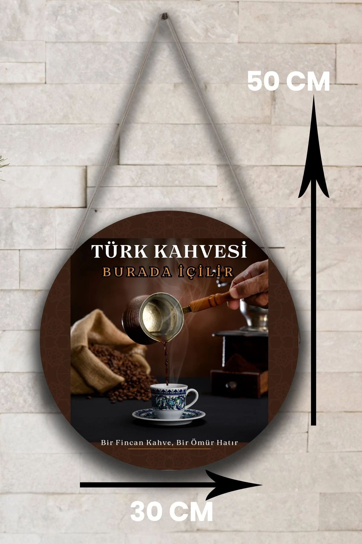 Türk Kahvesi Cafe Restoran için Duvar, Kapı, Tek Taraflı Askılı Pano Karşılama Tabelası, Kahve Tablo