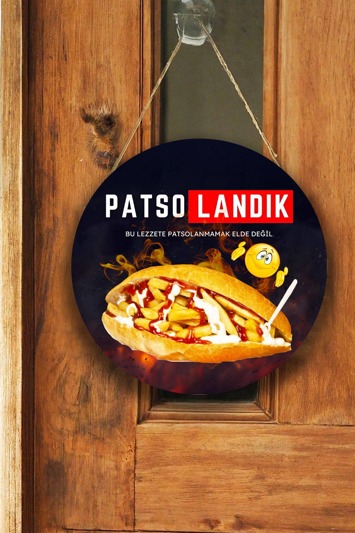 Patso Salonu için Duvar, Kapı, Tek Taraflı Askılı Pano Karşılama Tabelası, Patso Dükkan Süs Dekor