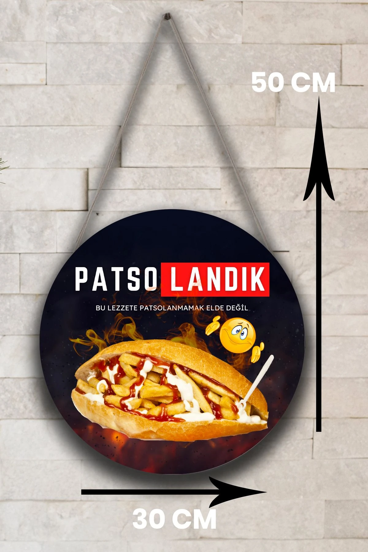 Patso Salonu için Duvar, Kapı, Tek Taraflı Askılı Pano Karşılama Tabelası, Patso Dükkan Süs Dekor