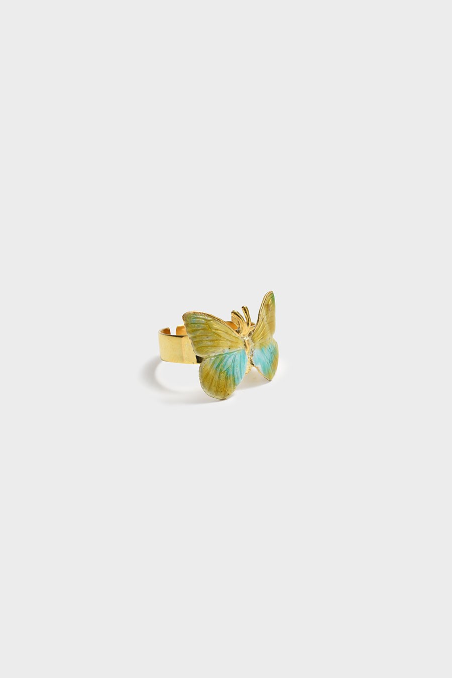 BUTTERFLY RING - SARI MİNE