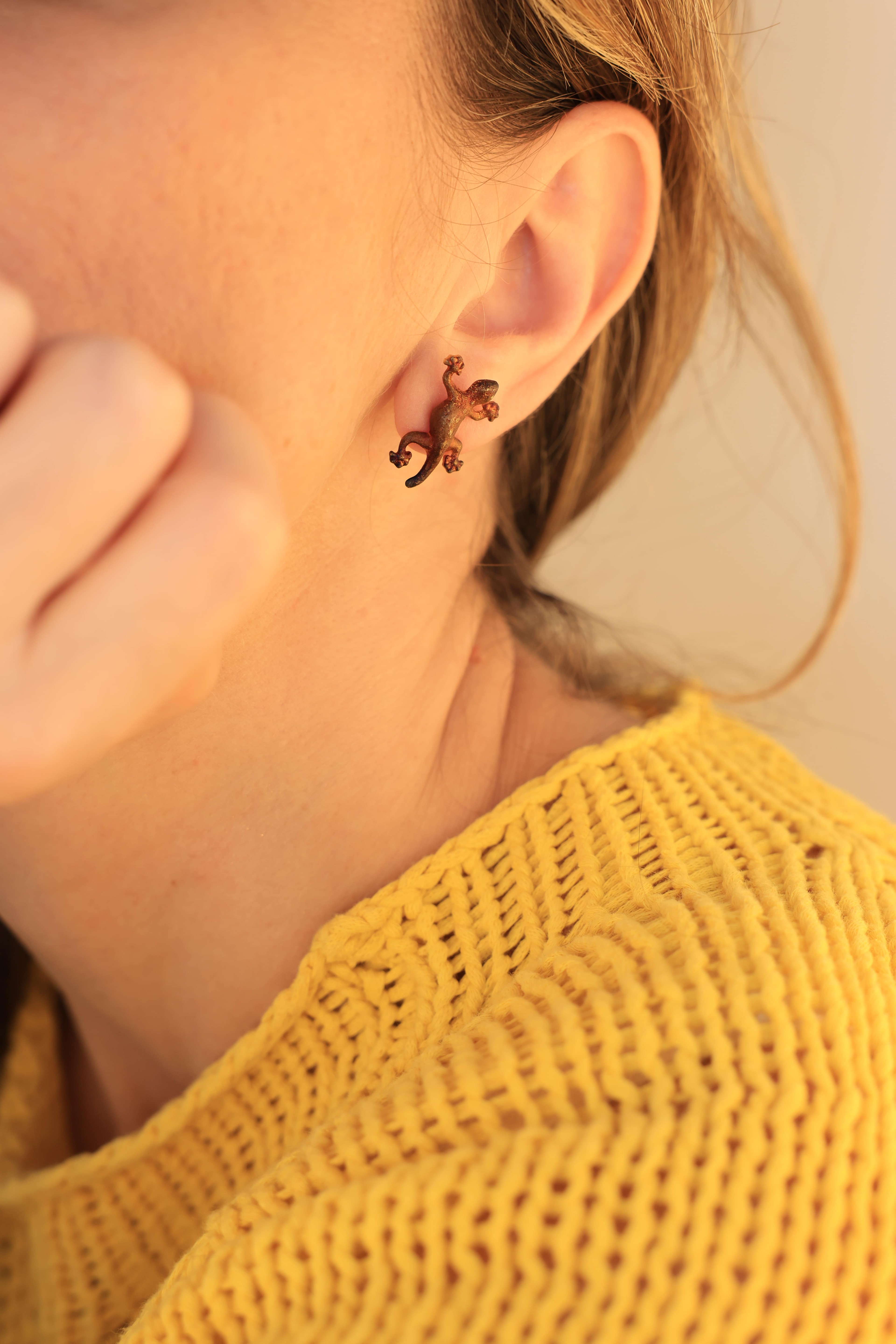 LIZ EARRINGS - LIZ PLUM