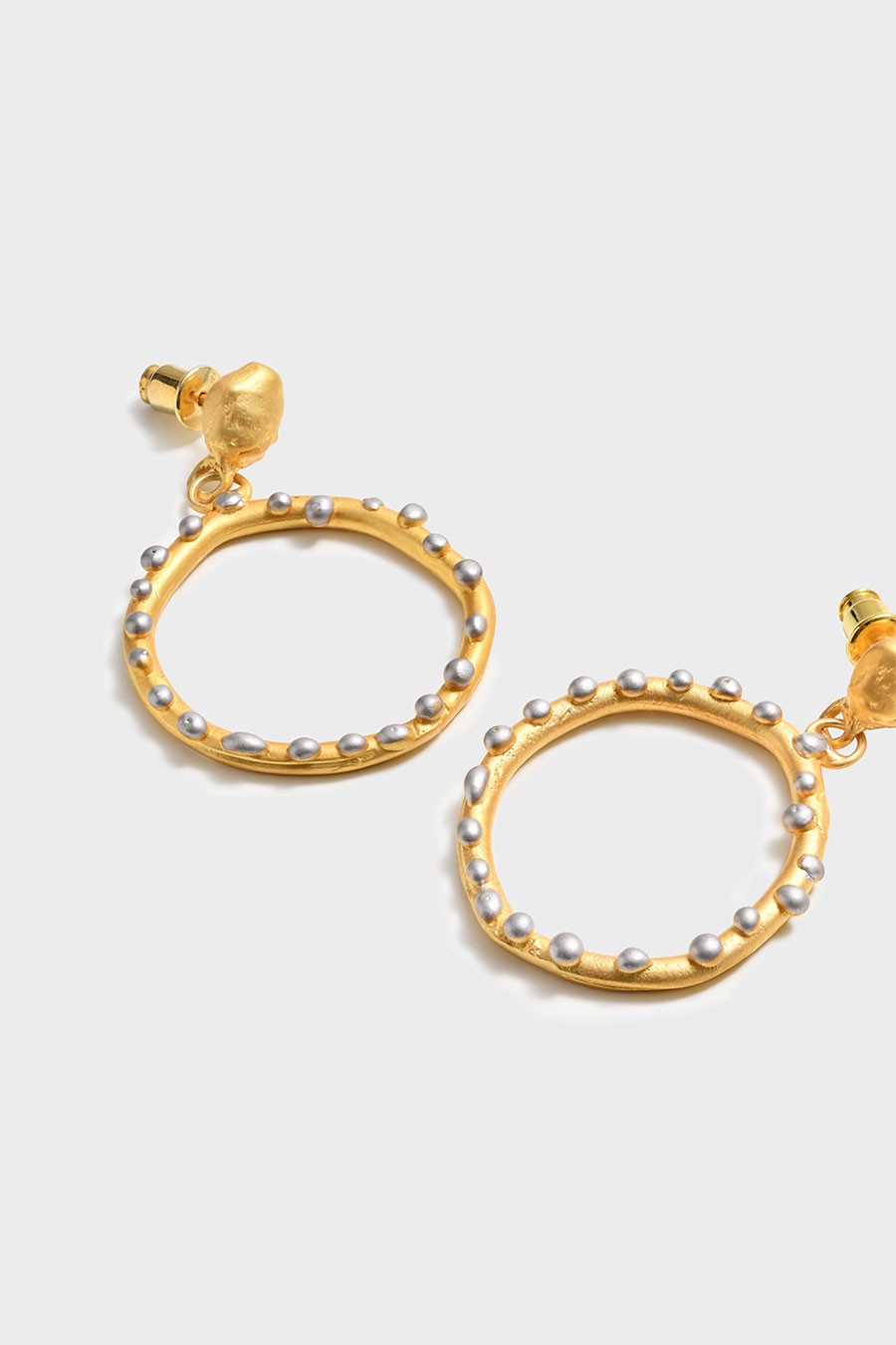 MOURI EARRINGS - Mouri Gold-Silver