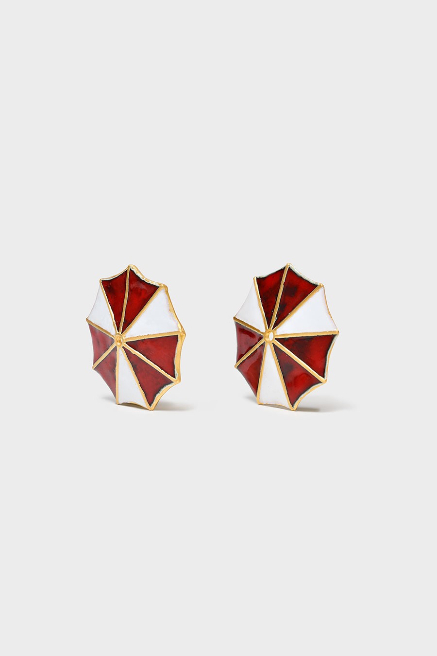 SUN EARRINGS - KIRMIZI