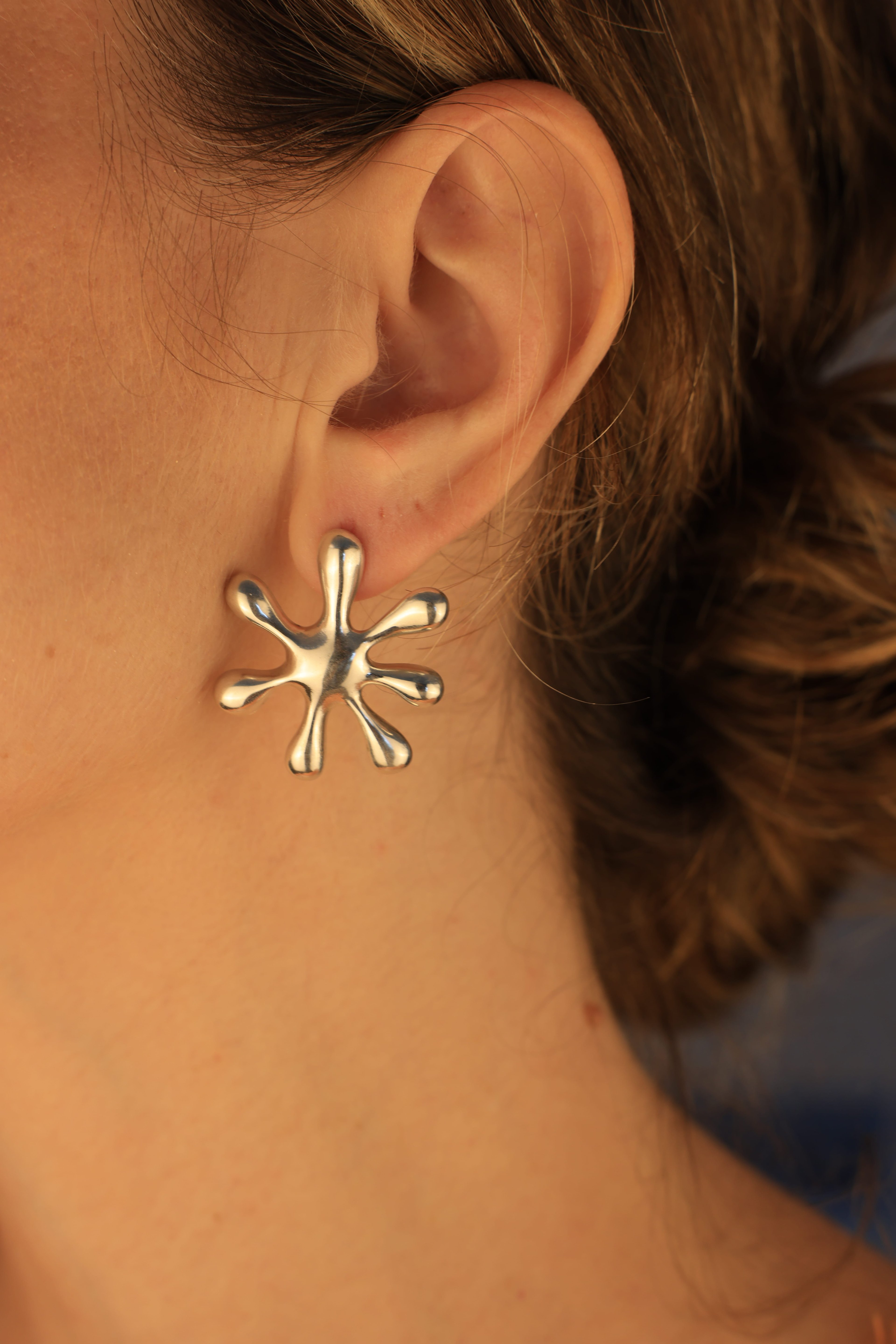 SPLASH EARRINGS - Silver