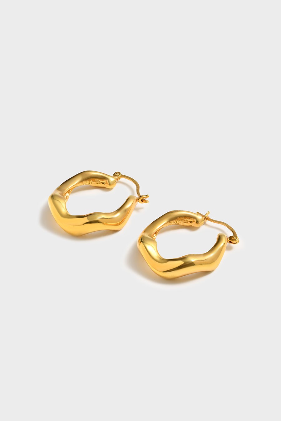 WAVE EARRINGS - WAVE KÜPE ALTIN