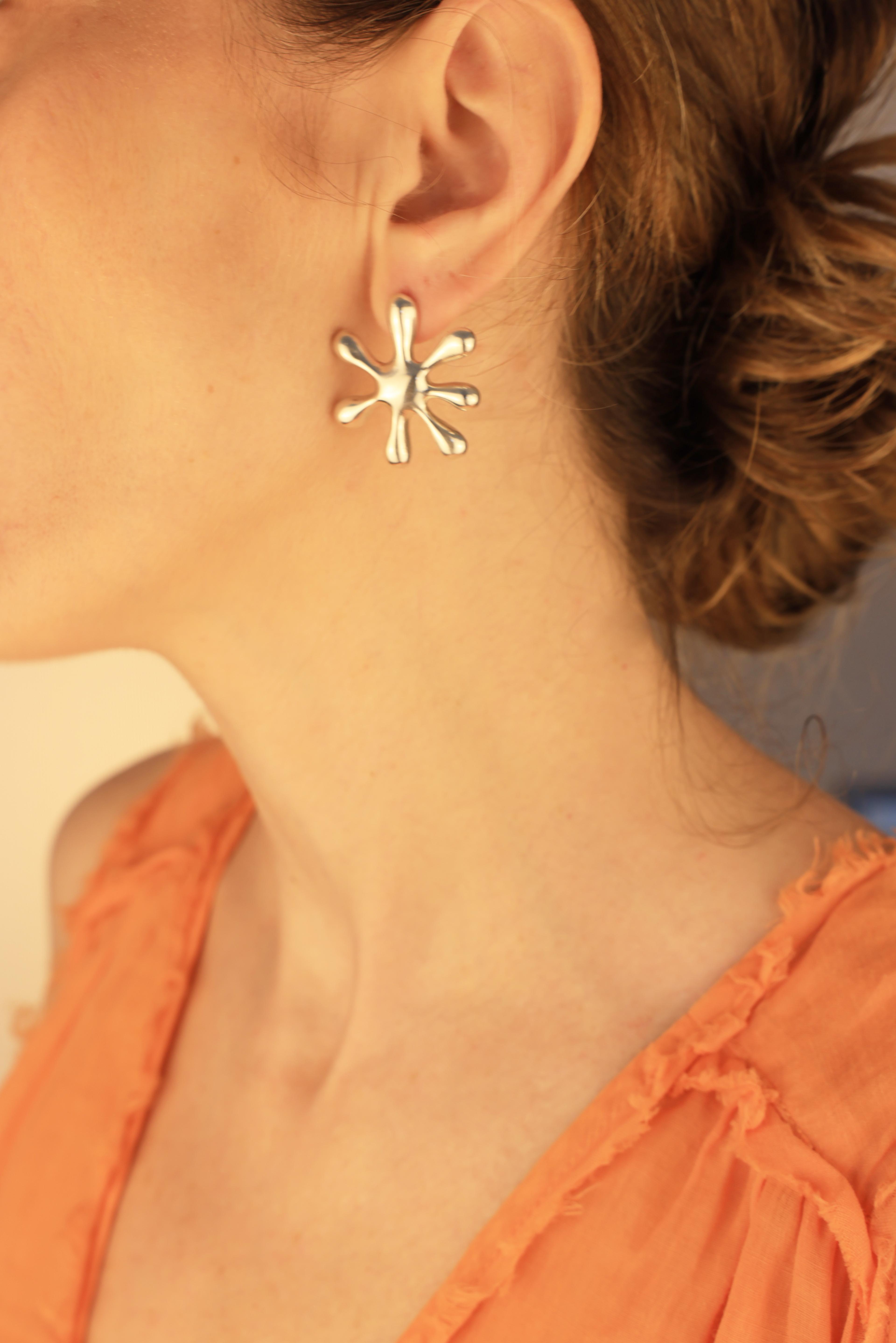 SPLASH EARRINGS - SPLASH GÜMÜŞ