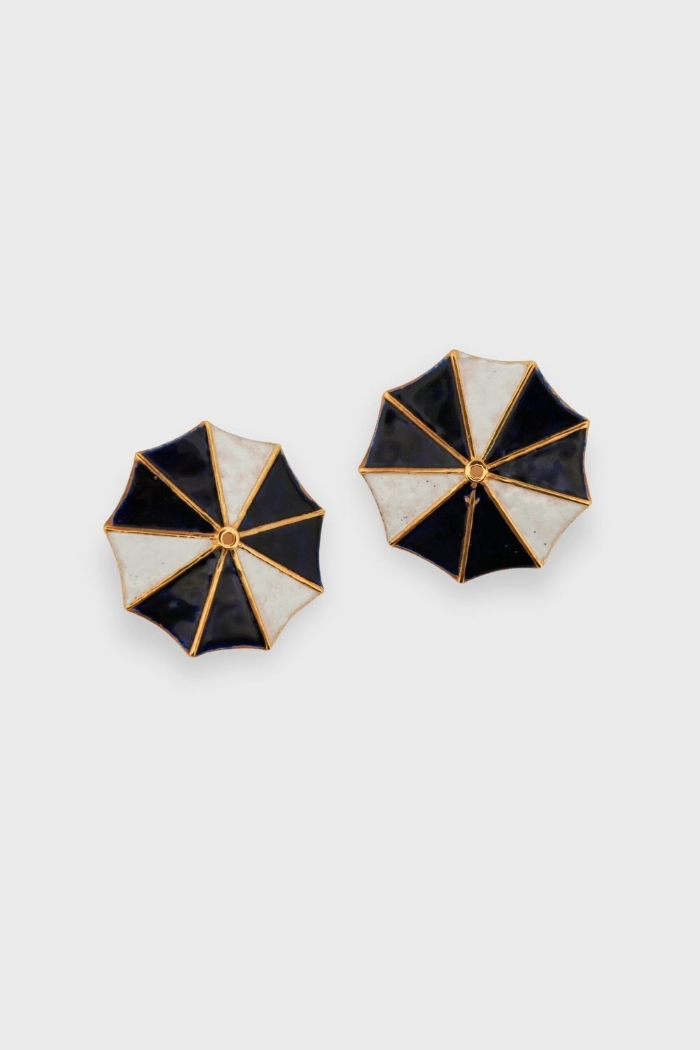 SUN EARRINGS - SUN NAVY BLUE