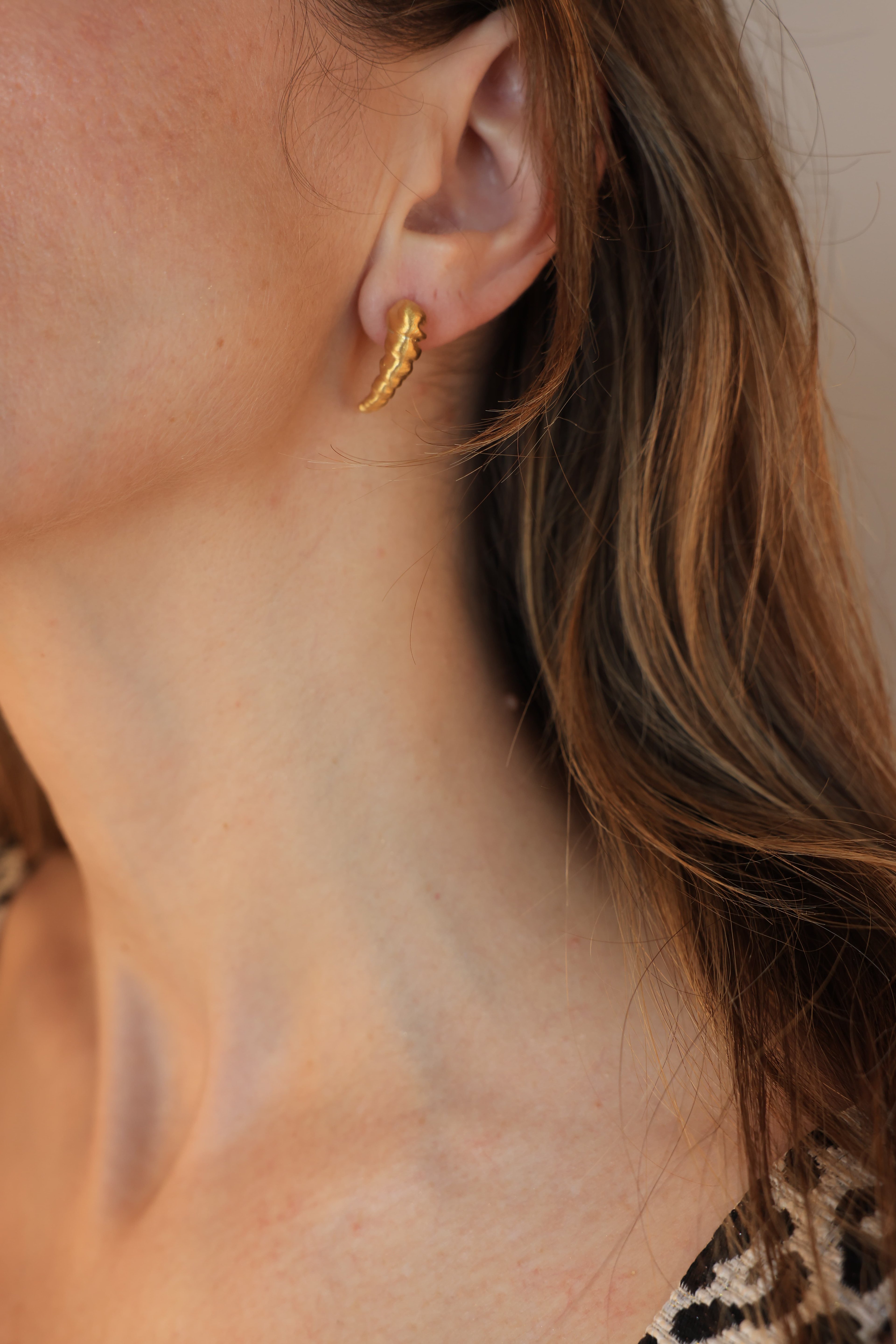 POD EARRINGS - POD GOLD