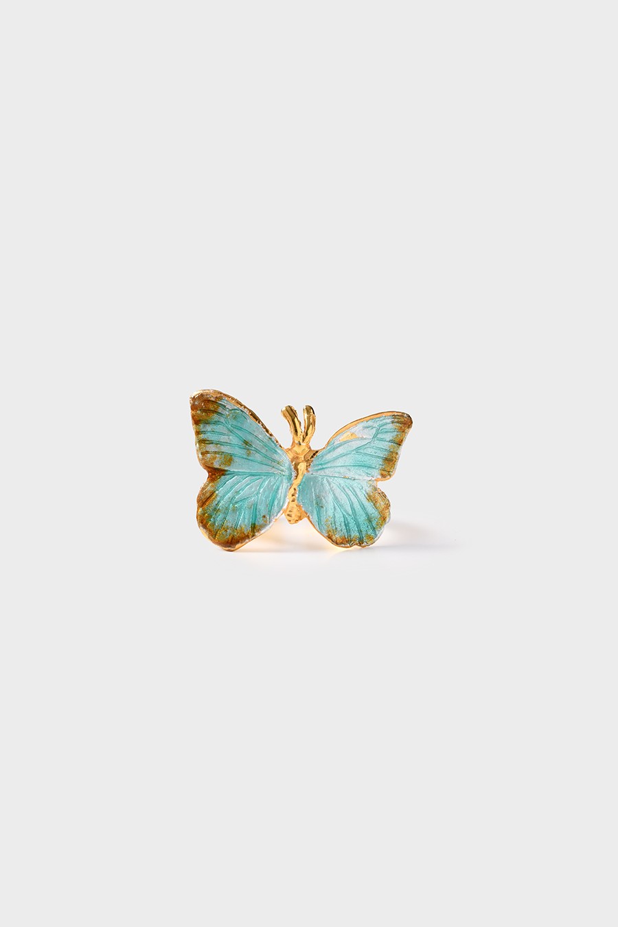 BUTTERFLY RING - MAVİ MİNE